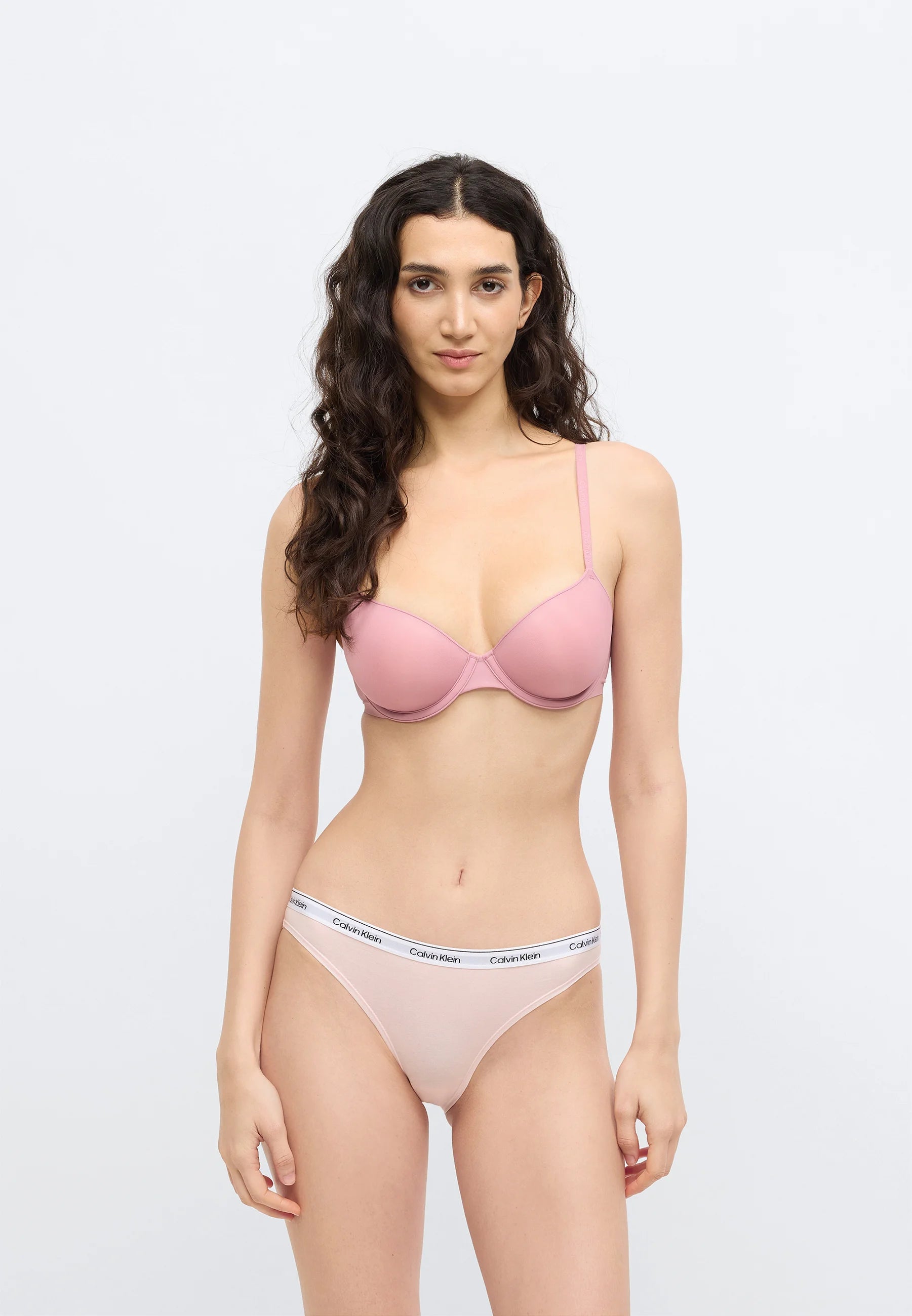 Calvin Klein Lightly Lined Underwired Bra – Soft Mauve