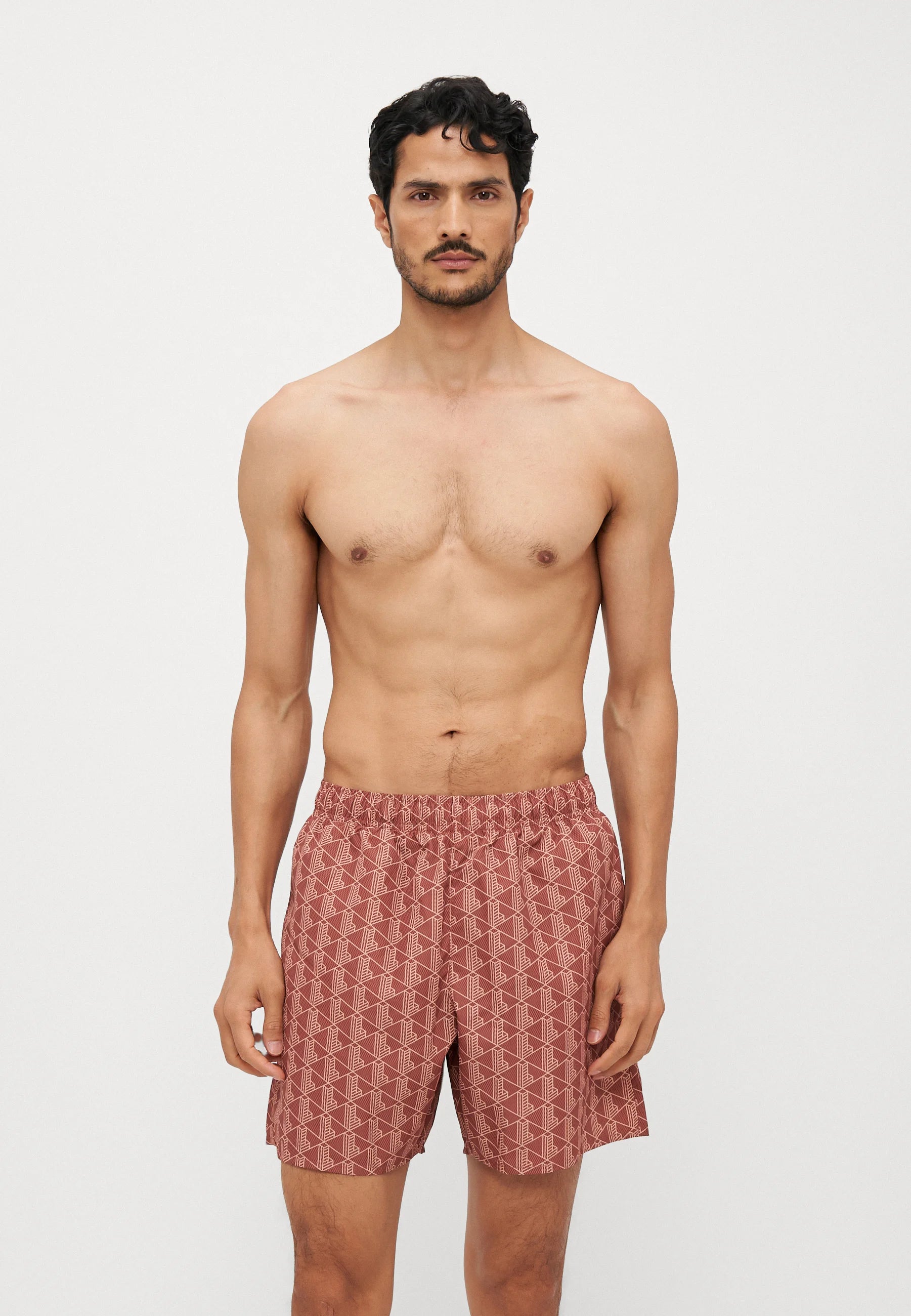 Lacoste Maillot De Bain Short De Bain – Rouge Clair