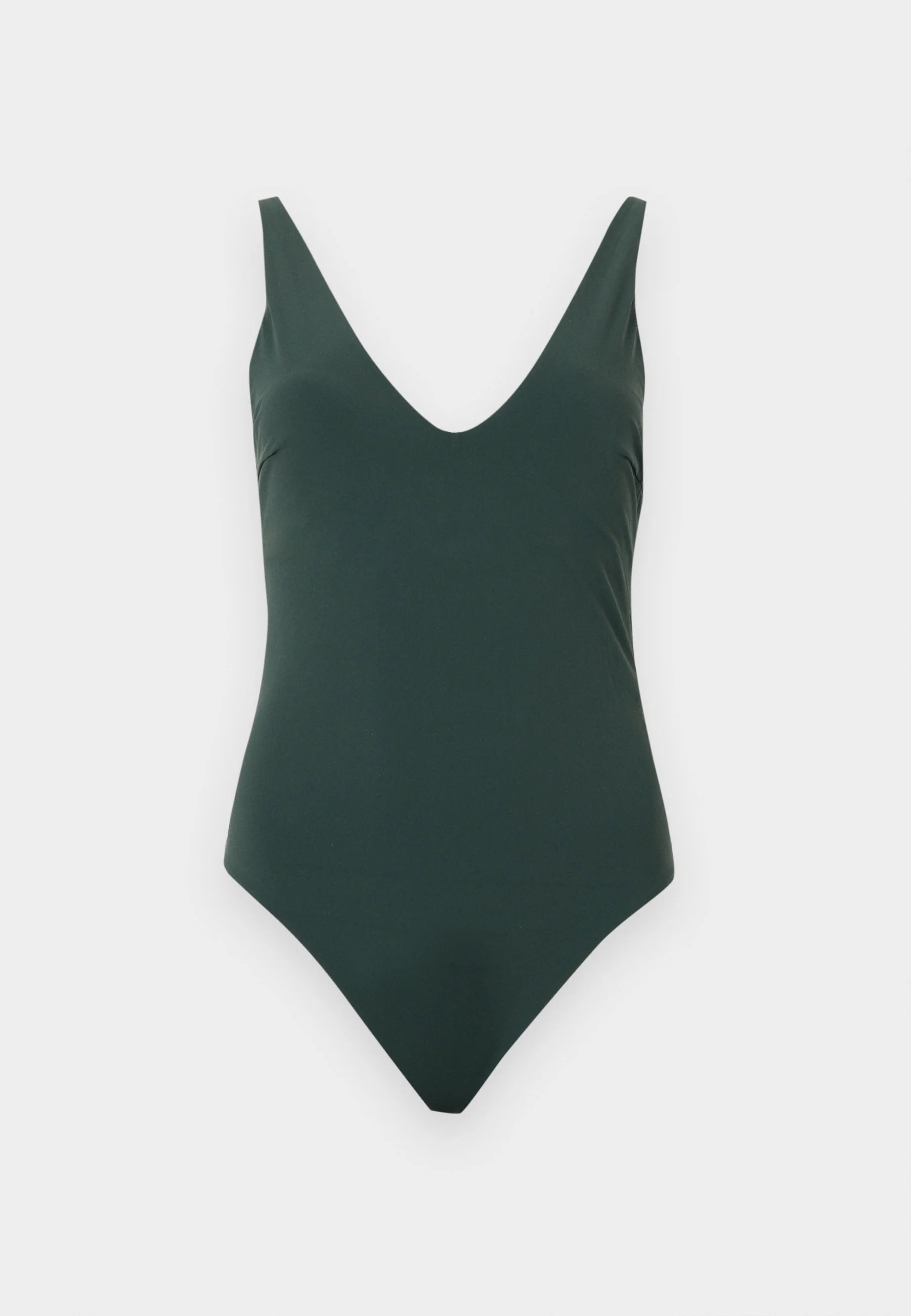 Jednodílné plavky Calvin Klein Scoop Back Icon Stripe – Darkest Spruce