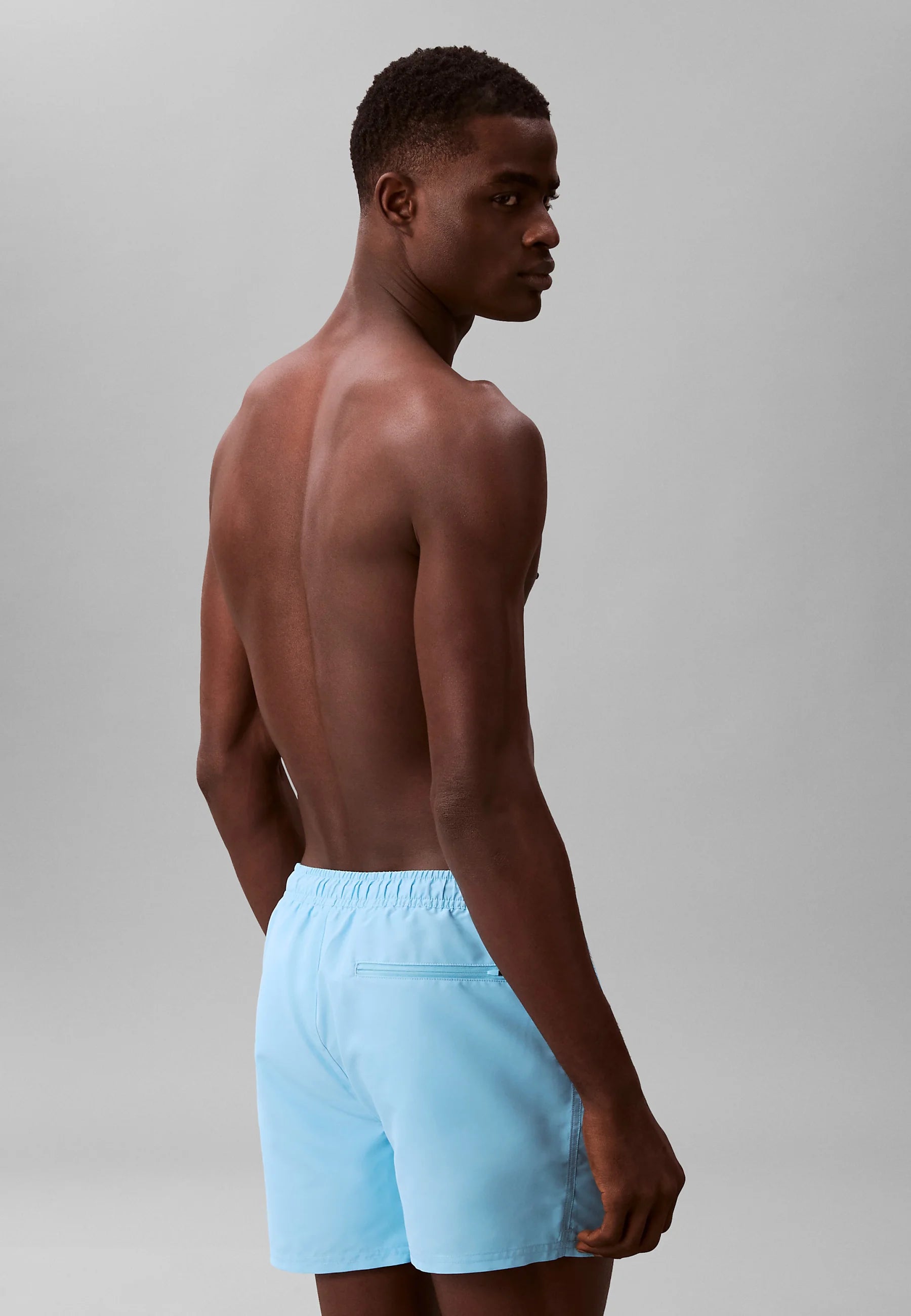 Short de bain à cordon de serrage Calvin Klein - Bleu froid