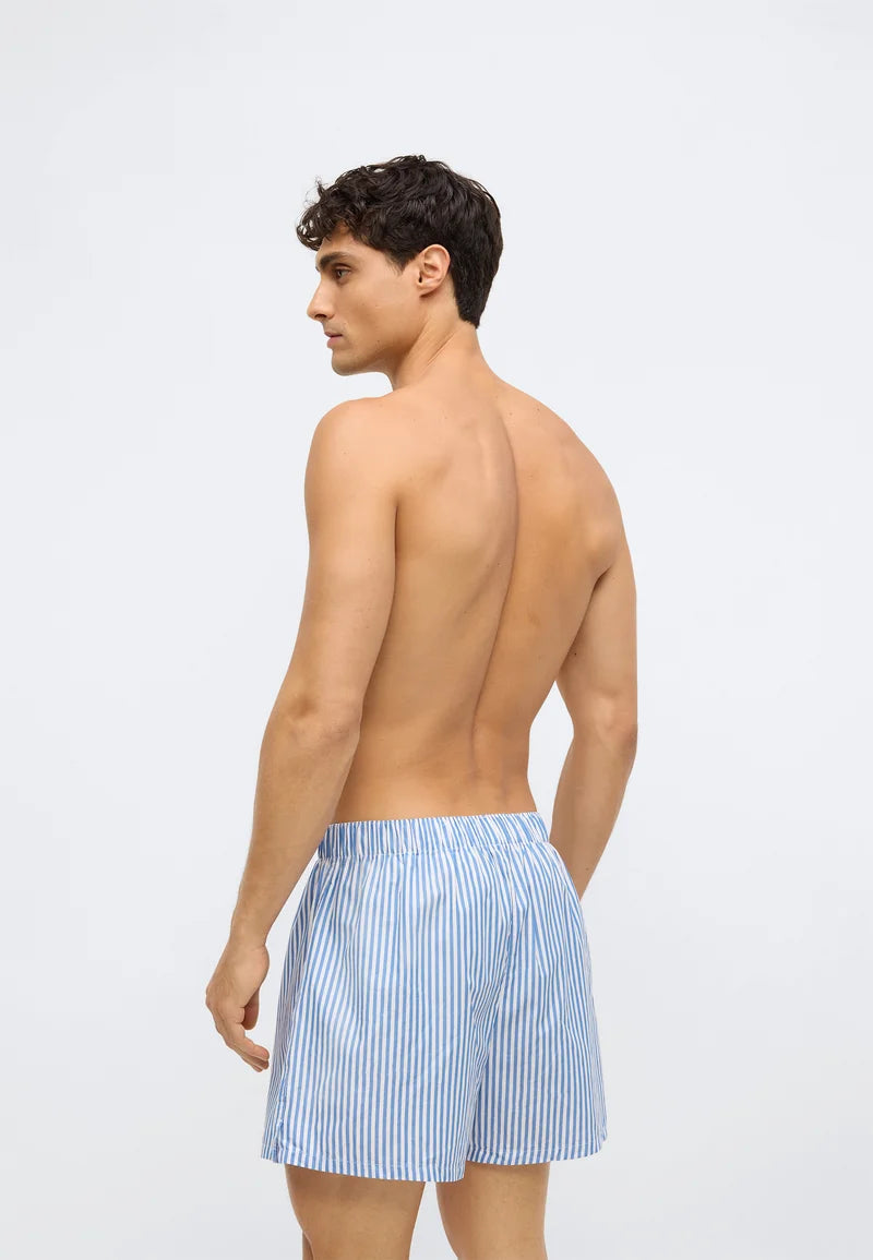 Boxerky Lacoste Loose Cotton Boxer 2 Pack – parní, bílé, tmavě modré