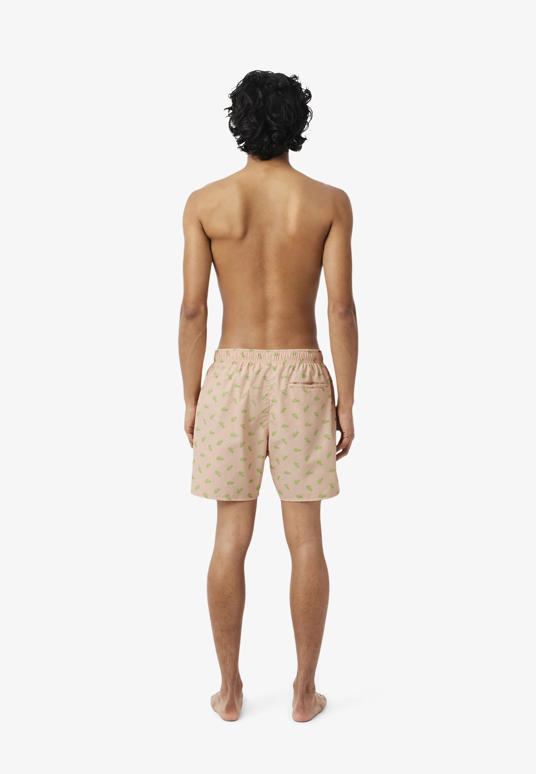 Short de bain Lacoste – Rose Pêche-BIG