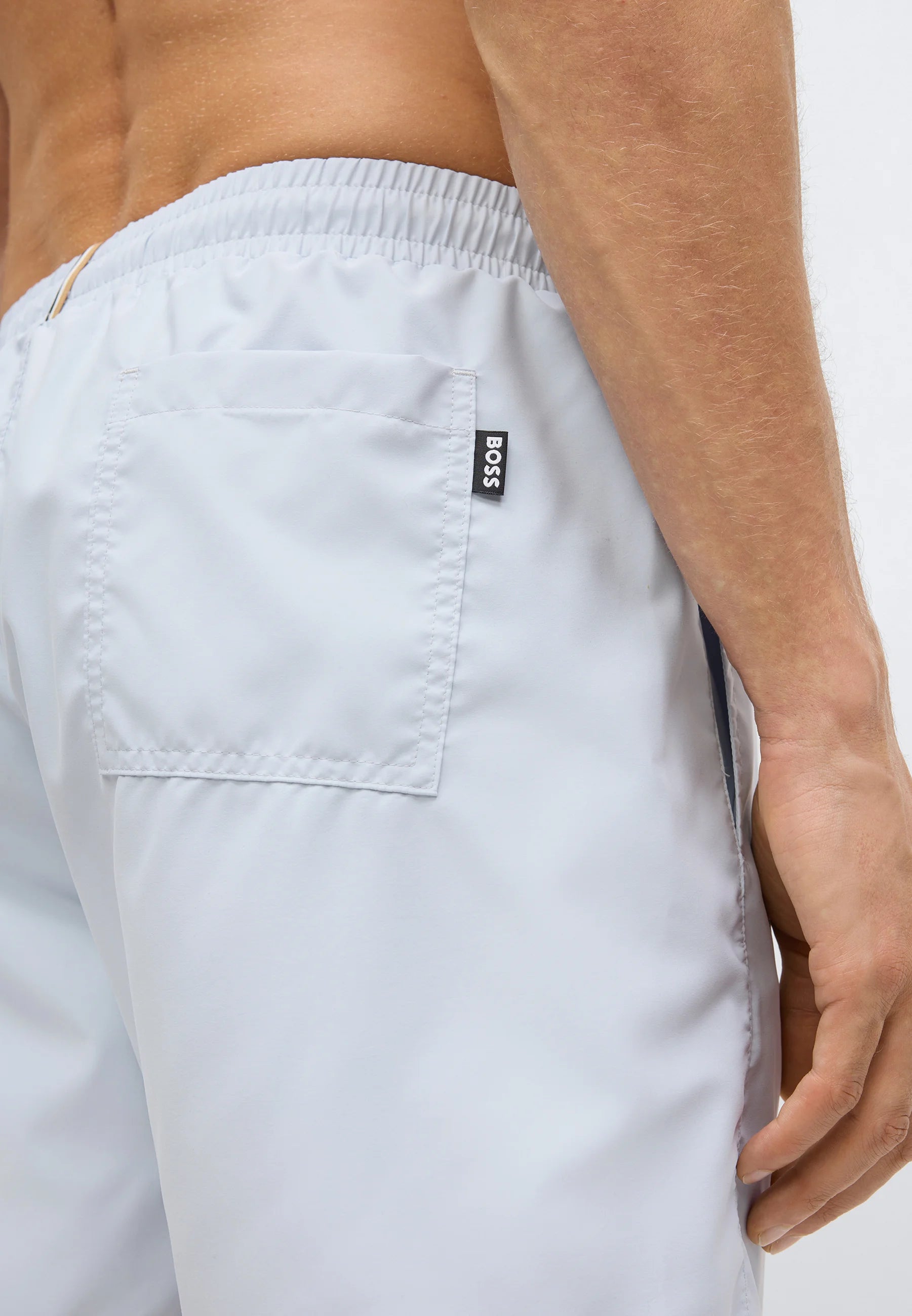BOSS Swordfish Badeshorts – Hell, Pastellviolett