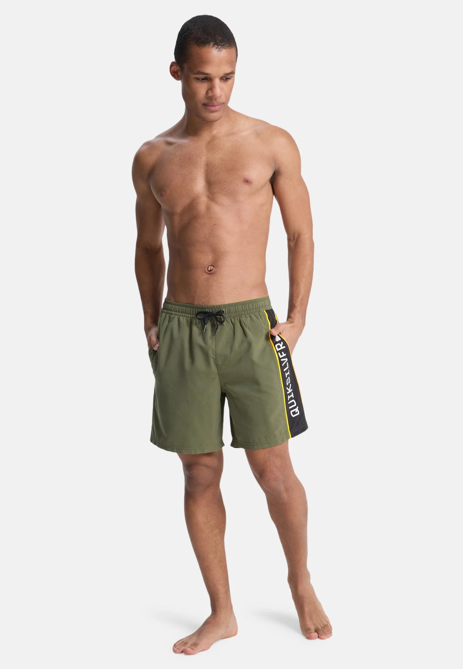 Short de bain Quiksilver Everyday Clicker Volley – Feuille de raisin