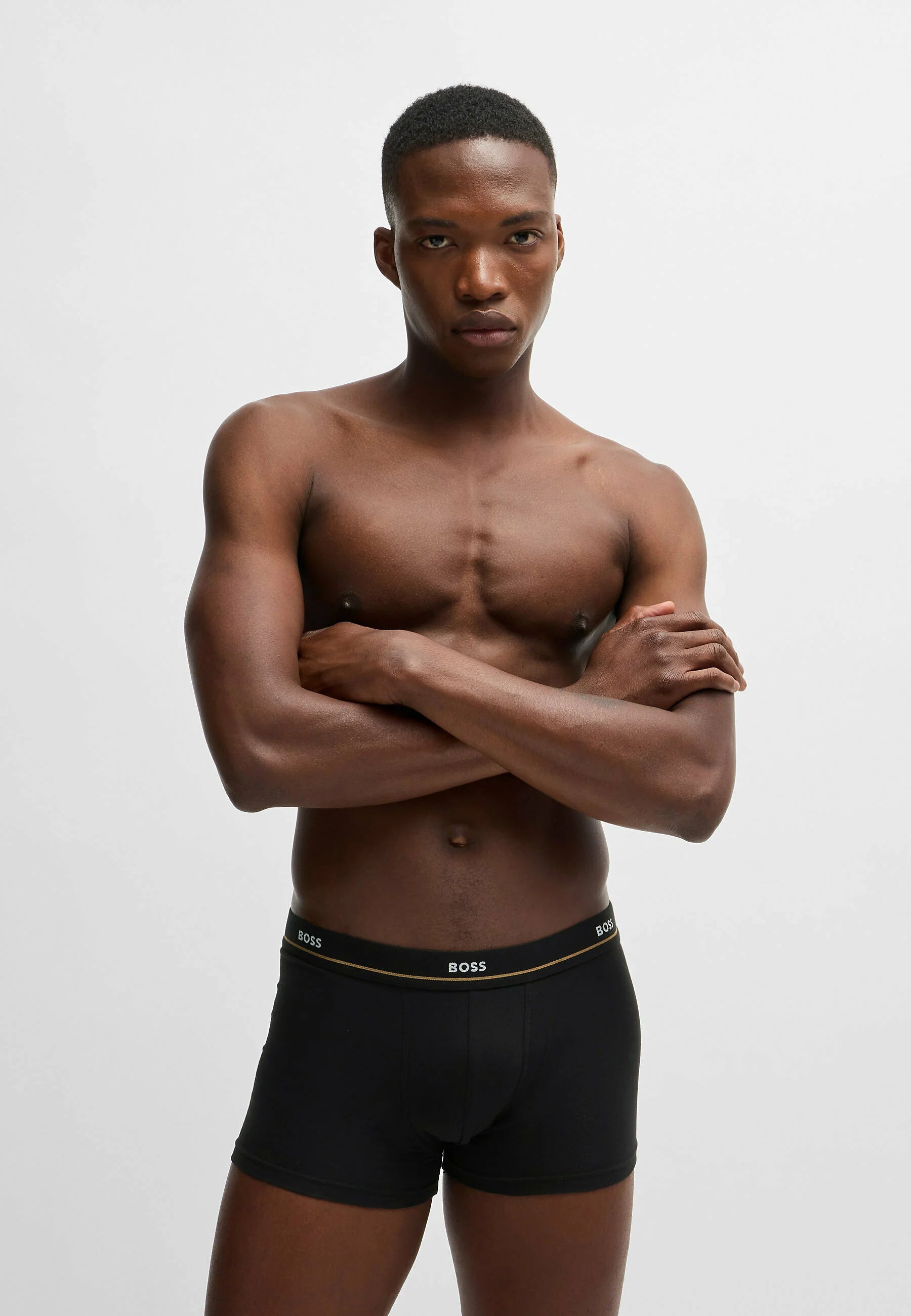 Lot de 5 boxers BOSS – Noir trois