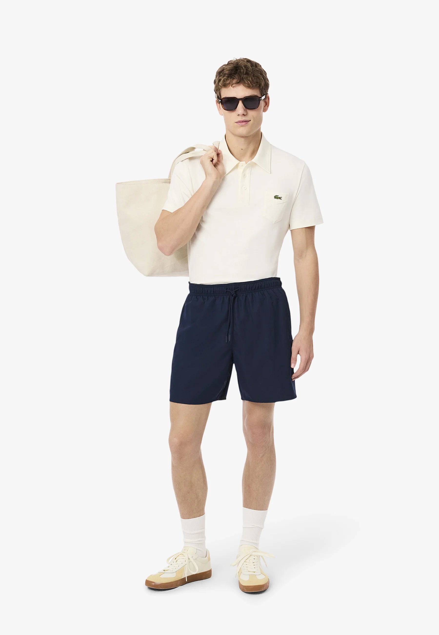 Lacoste Swim Shorts – Bleu Marine Vert