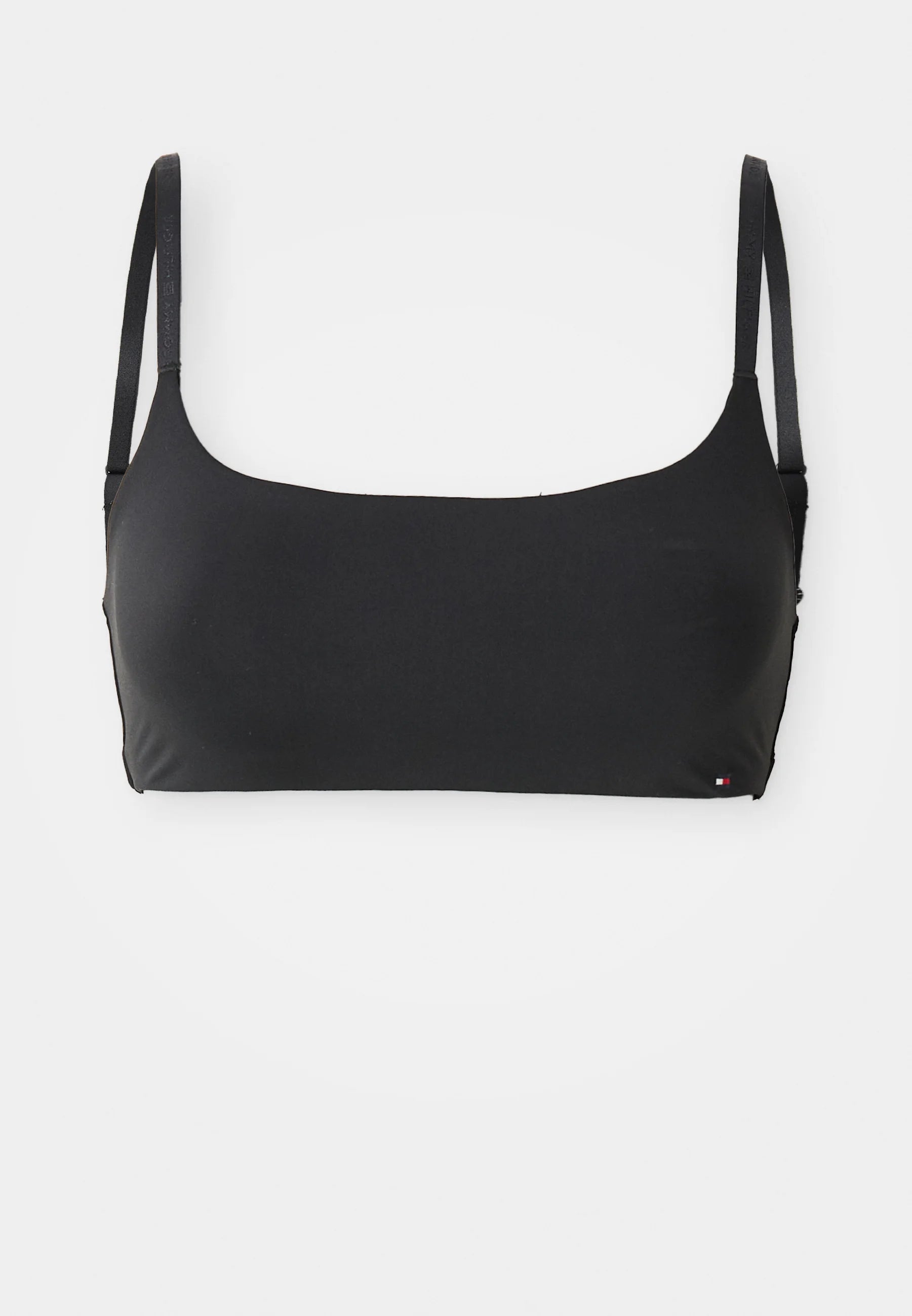 Tommy Hilfiger Essentials Scoop Neck Bralette – černá