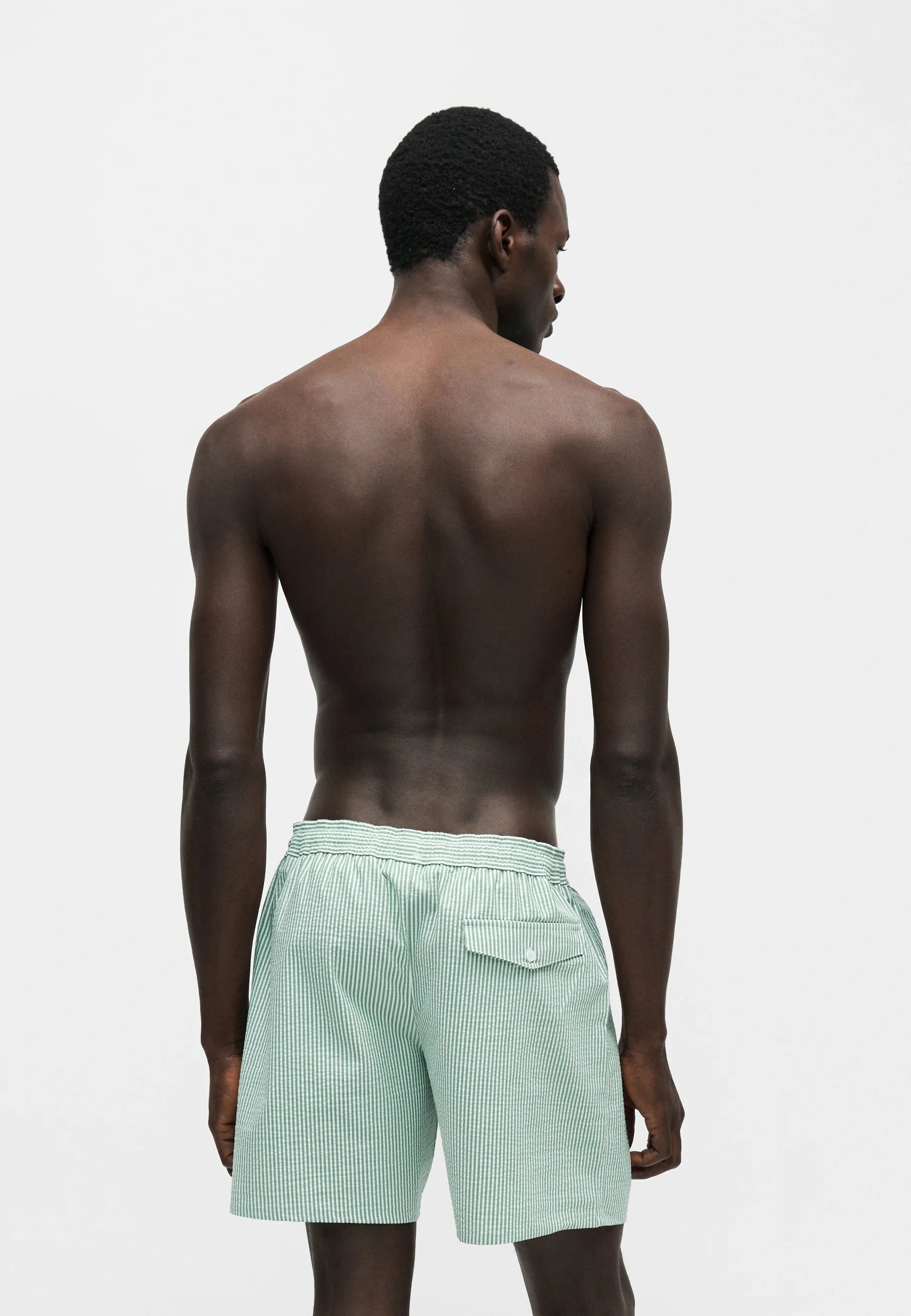 Lacoste Swim Shorts – White, Lettuce