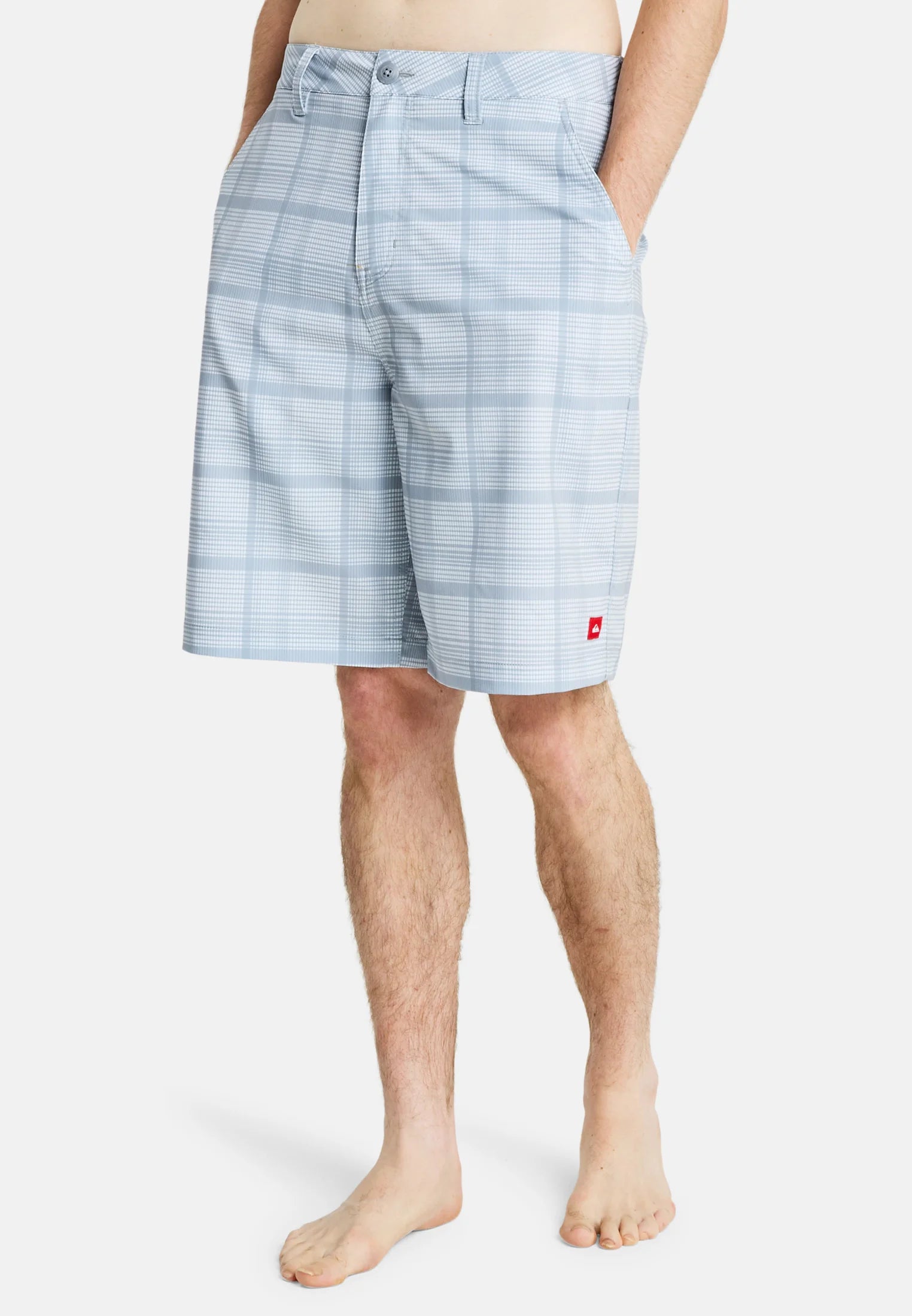 Short de bain Quiksilver YG Check In Amphibian 21 – Quarry Check