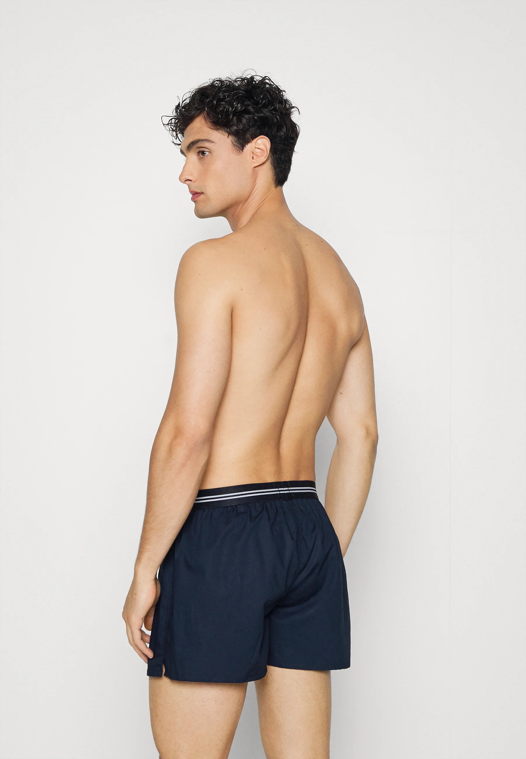 BOSS Lot de 3 boxers – Bleu foncé