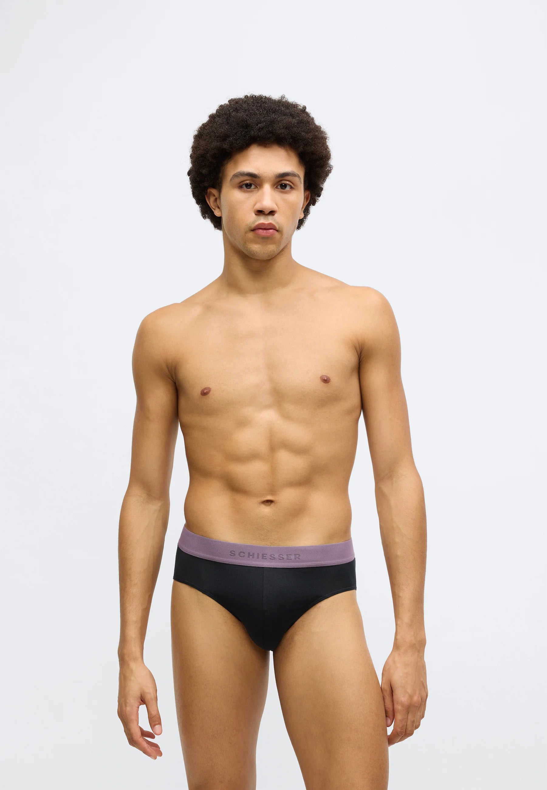 Lot de 3 slips Schiesser Essential Cotton Rio - Multicolore