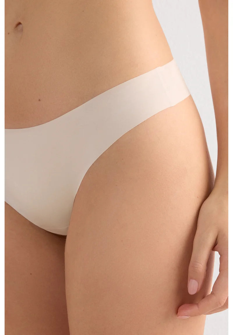 Intimissimi Ultraleichter brasilianischer Tanga – Beige meliert