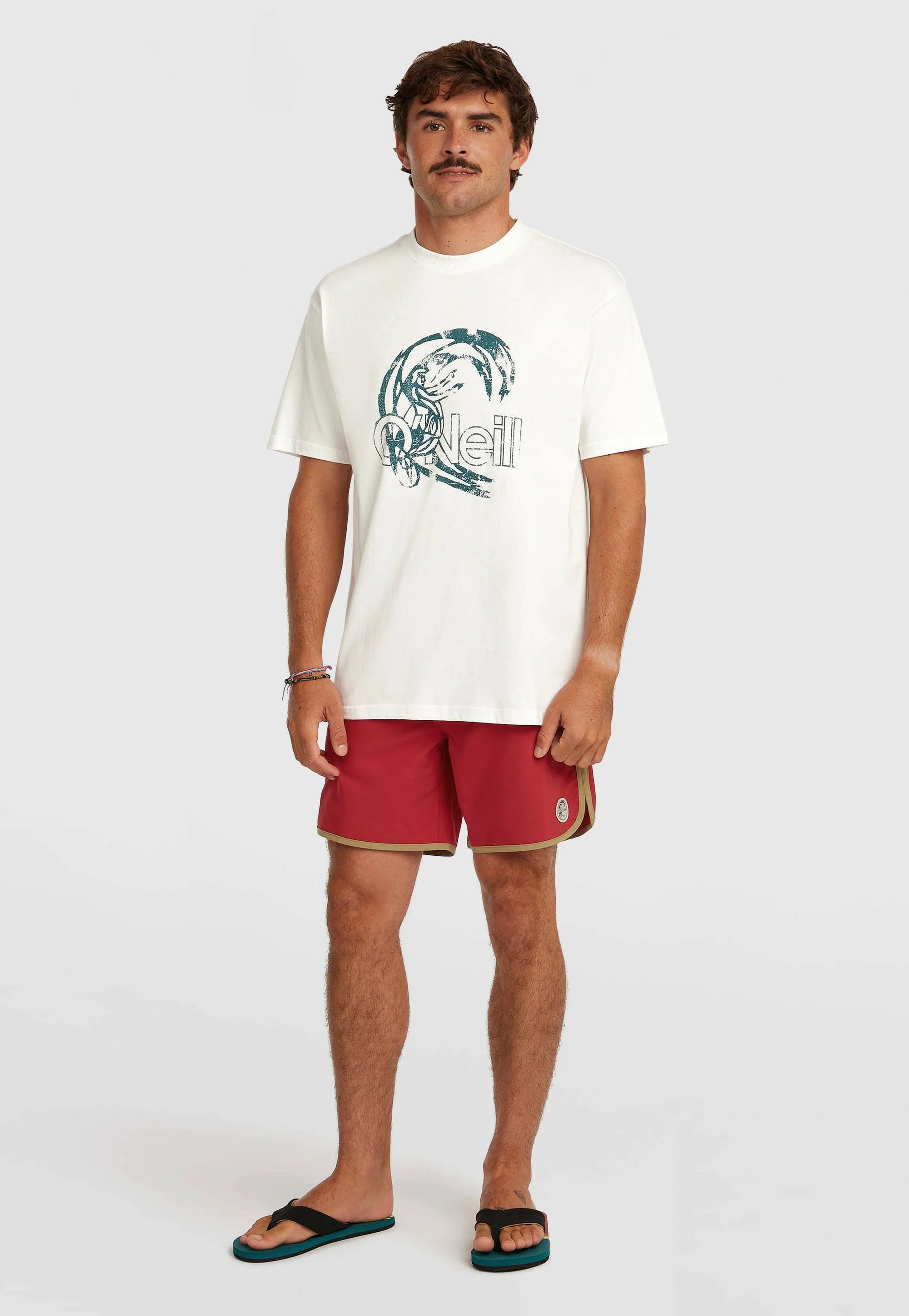 Short de bain festonné O'Neill Originals – Midnight Poppy