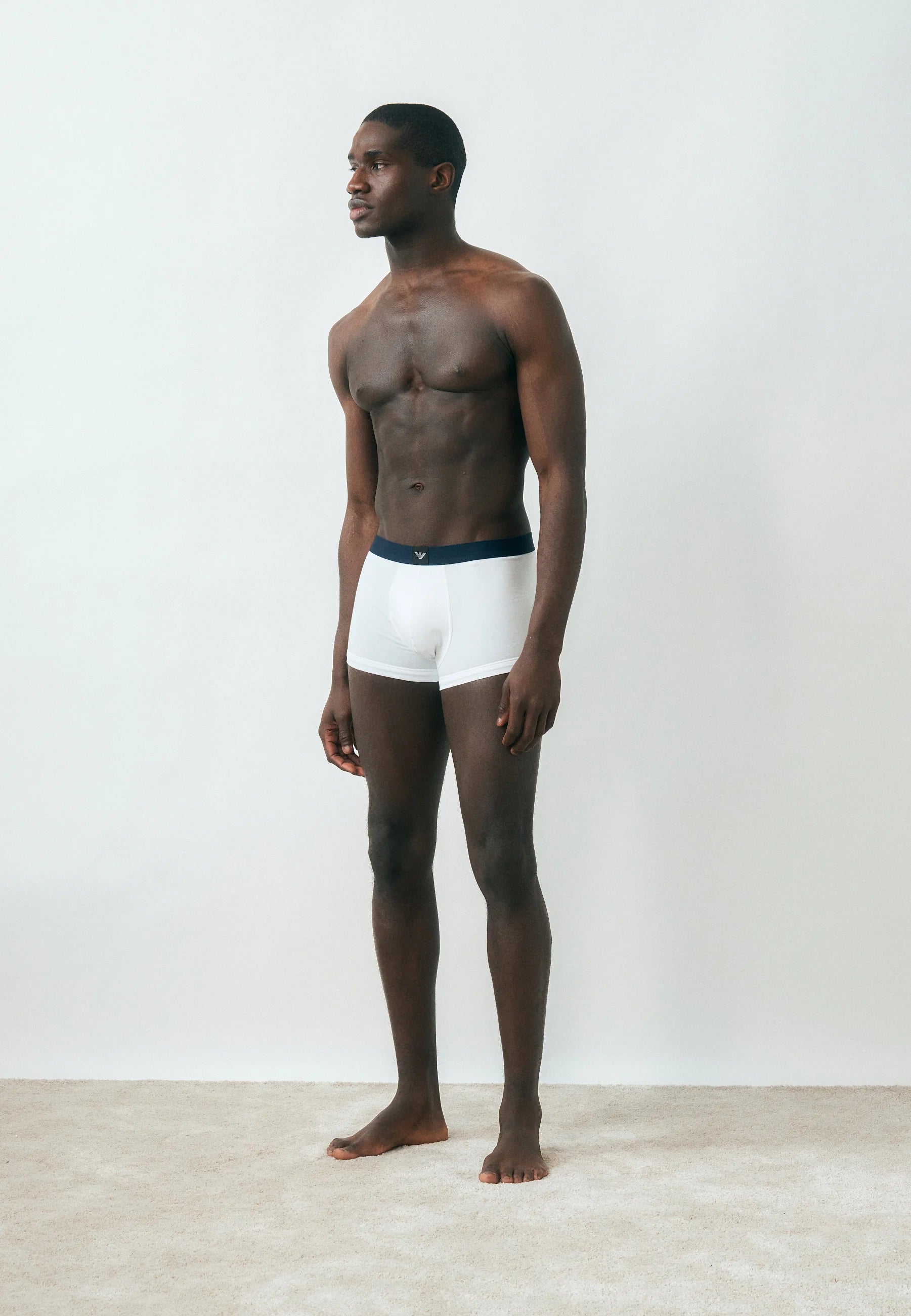 Kufry Emporio Armani ESSENTIAL Logo Label 6 Pack – černá, šalvěj, kamélie, inkoust, Orion, bílá