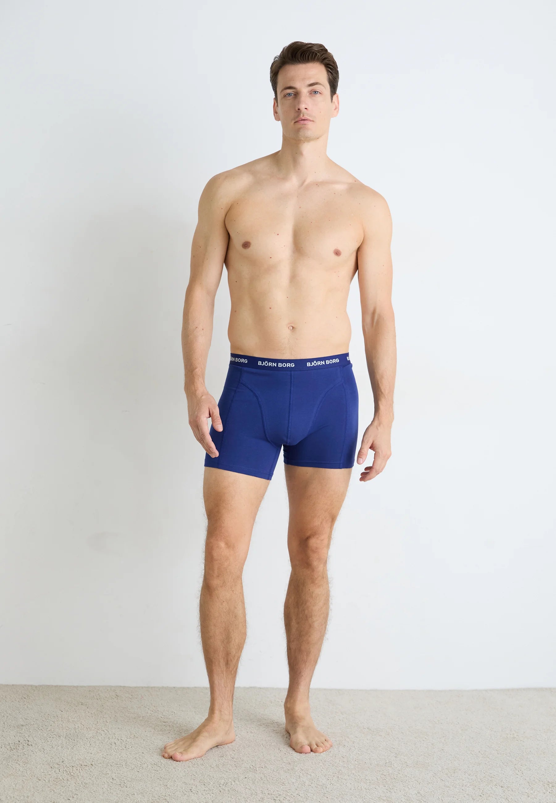 Björn Borg Stretch Boxer 5 Pack – Boxer Briefs – Black, Blue, Grey