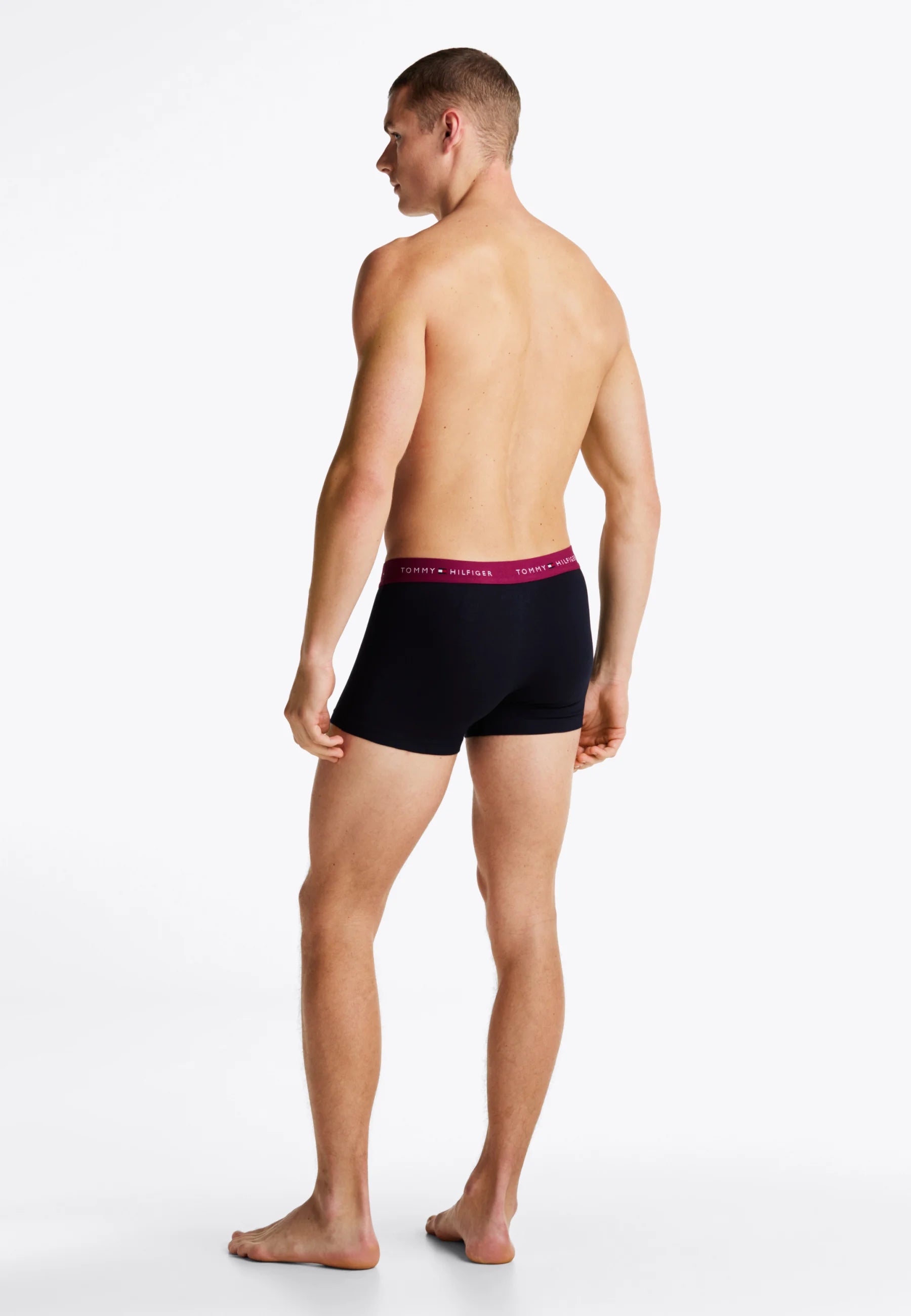 Tommy Hilfiger Signature Trunk 5 Pack – jasně modrá, Grape Valley, černá