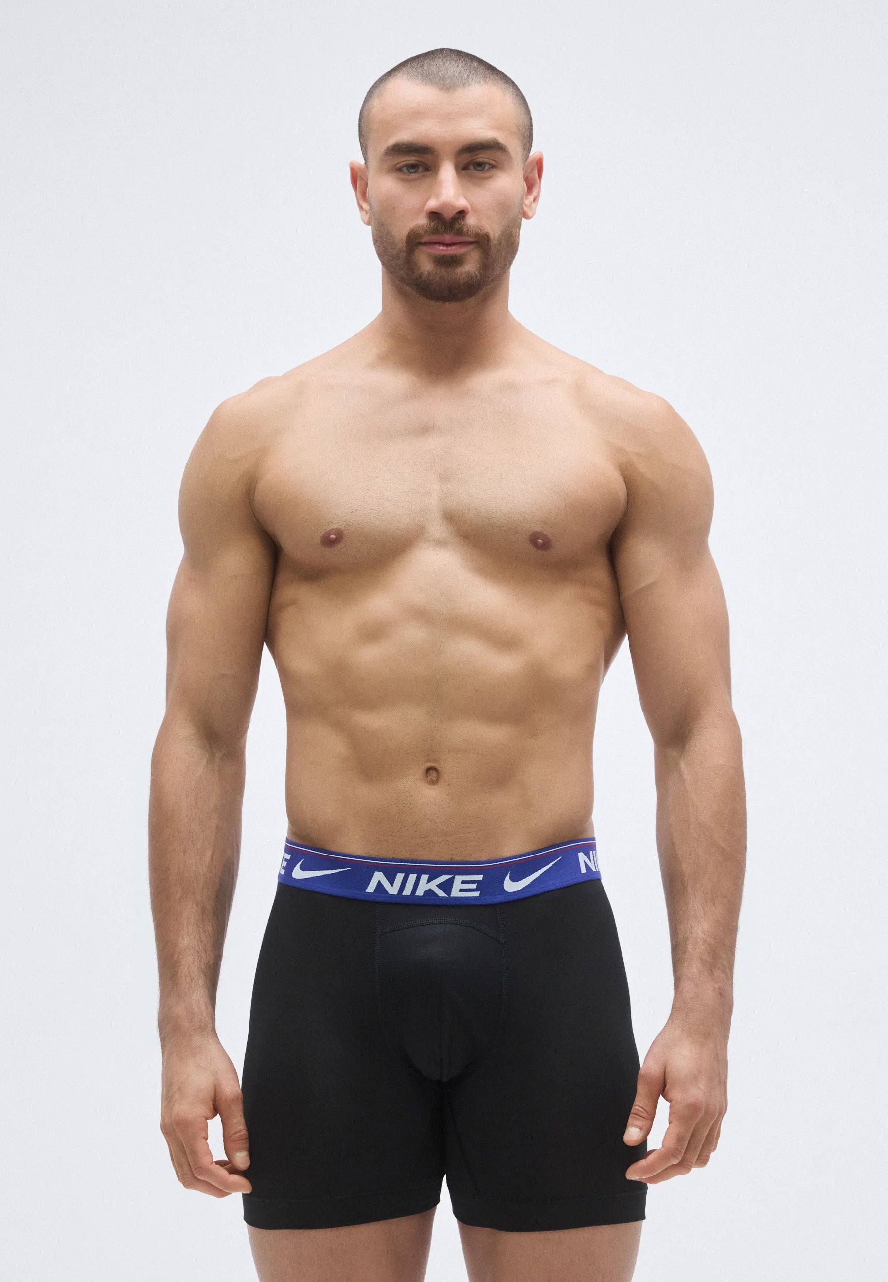 Nike Underwear Ultra Comfort 3 Pack Trunks – Black, Gym Red, Deep Royal Blue, Fir