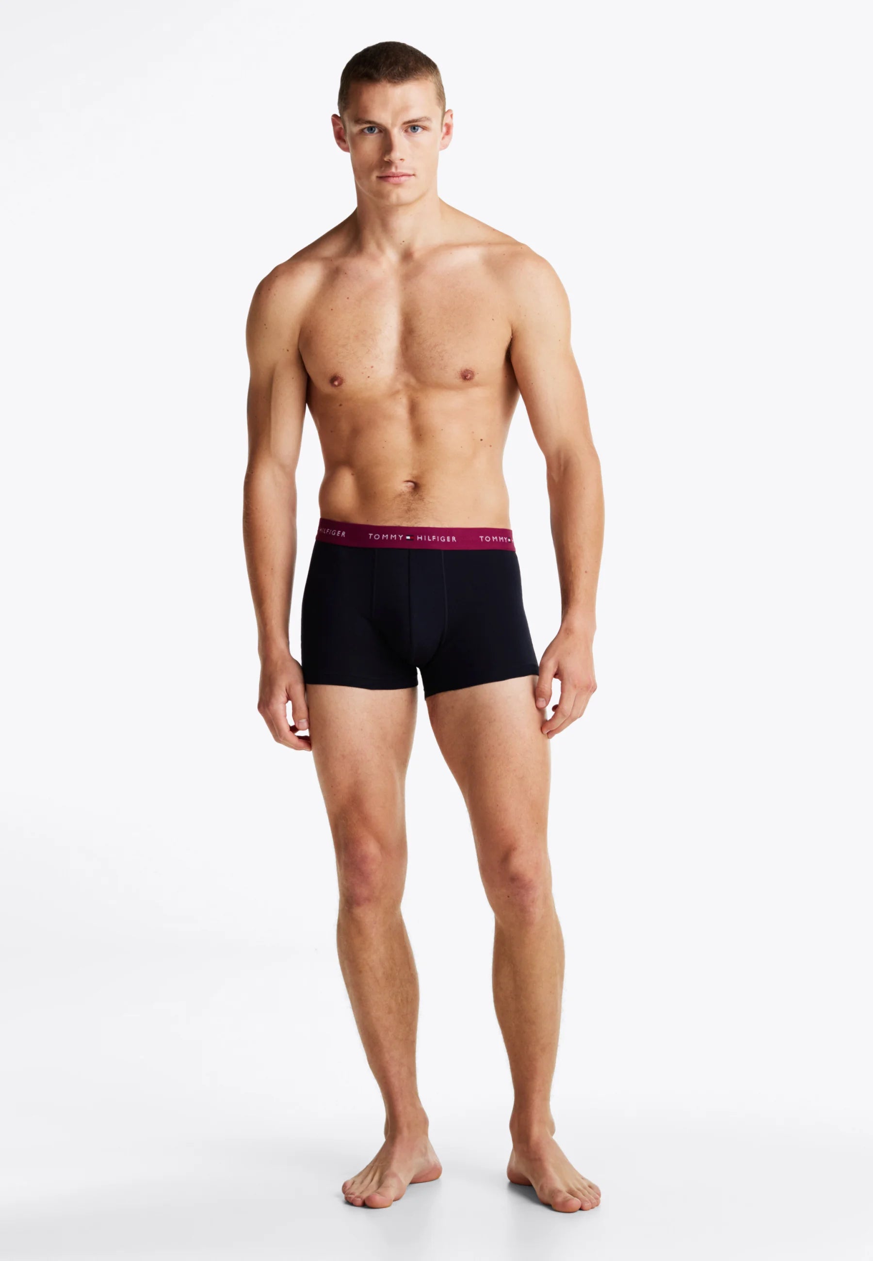 Tommy Hilfiger Signature Trunk 5 Pack – jasně modrá, Grape Valley, černá