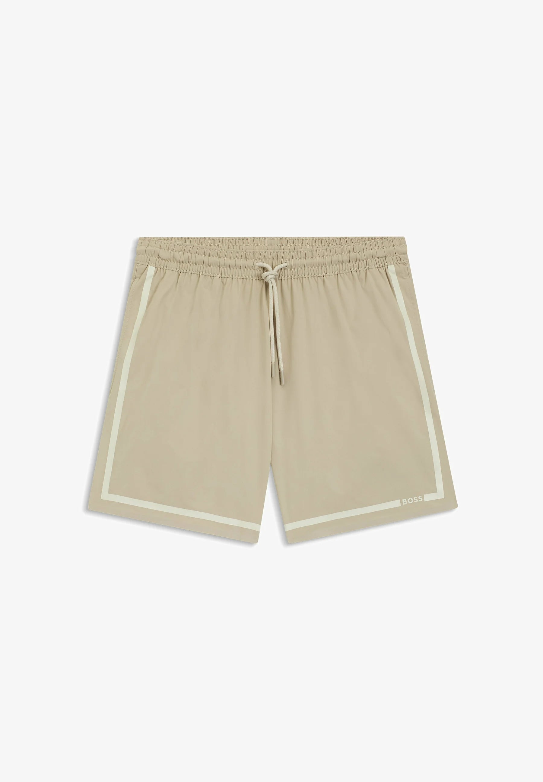 BOSS Vital Trunks Badeshorts – Hellbeige Four