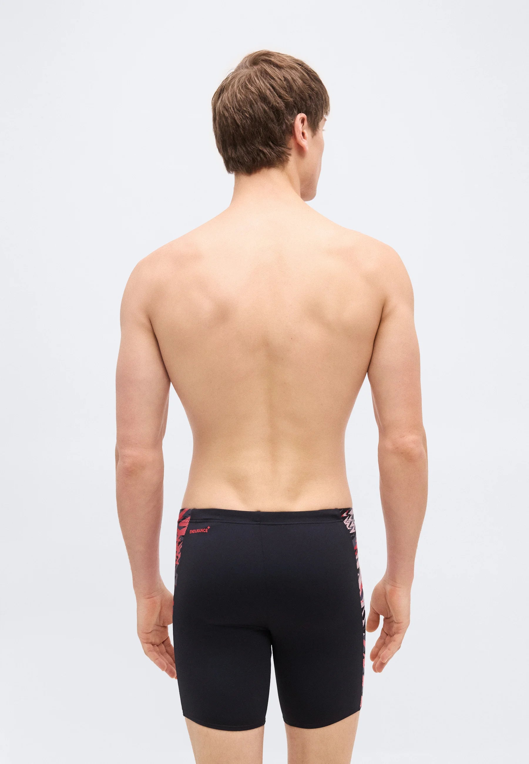 Speedo Hyperboom Mid Jammer – Anthracite, Rouge à haut risque