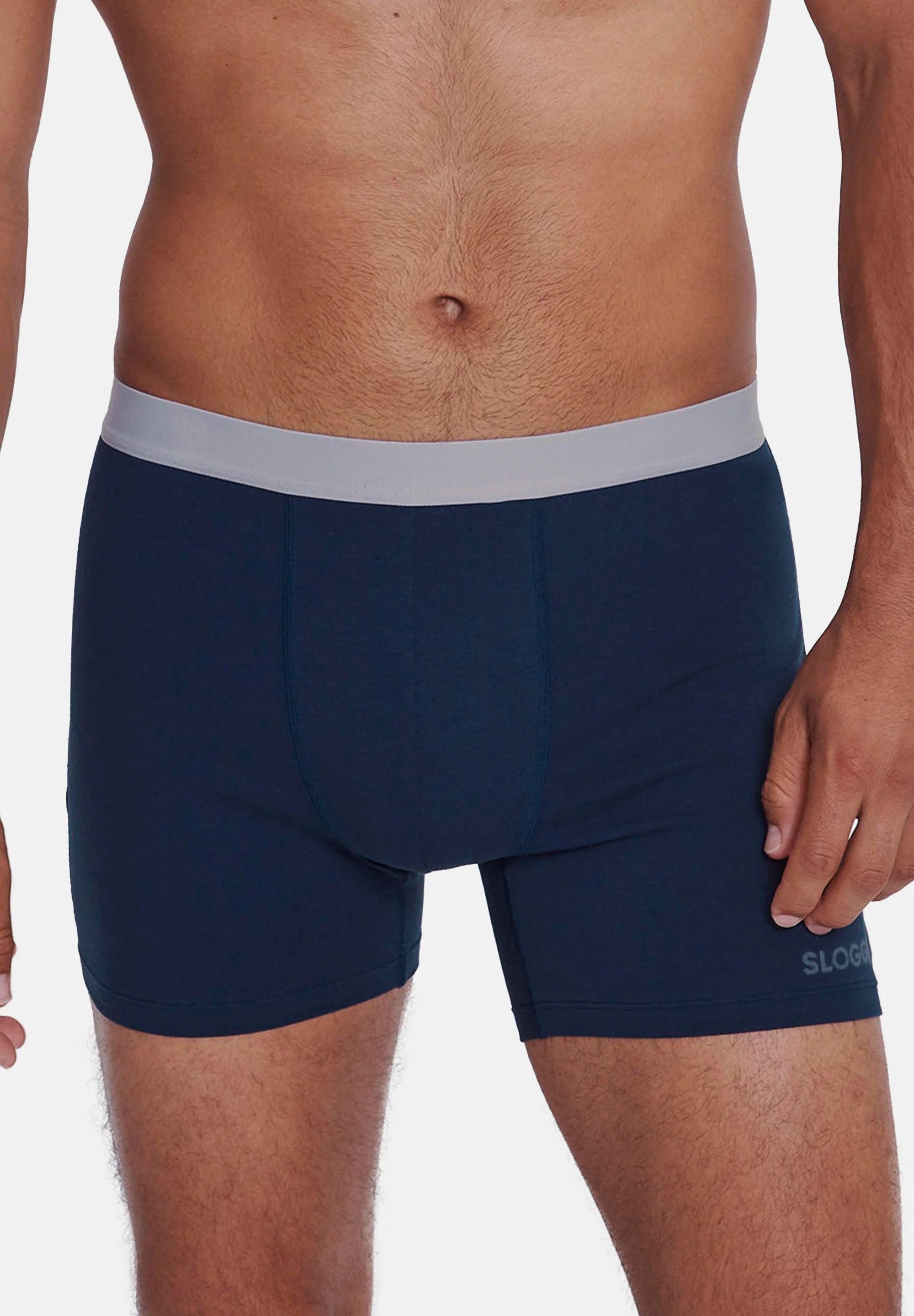 Confezione da 4 boxer Sloggi: nero, blu scuro