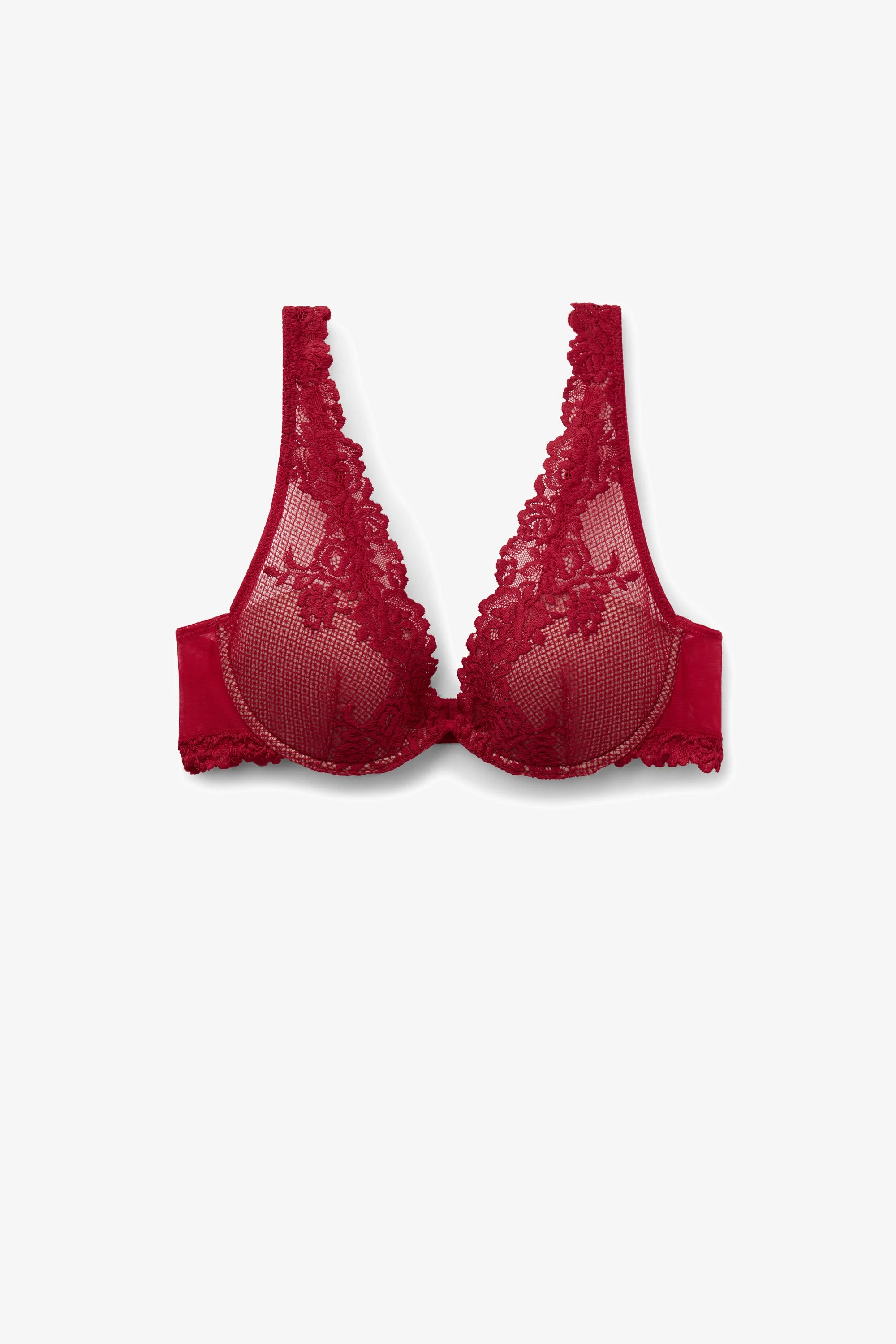 Podprsenka Intimissimi Elena Pretty Flower s kosticí – červená