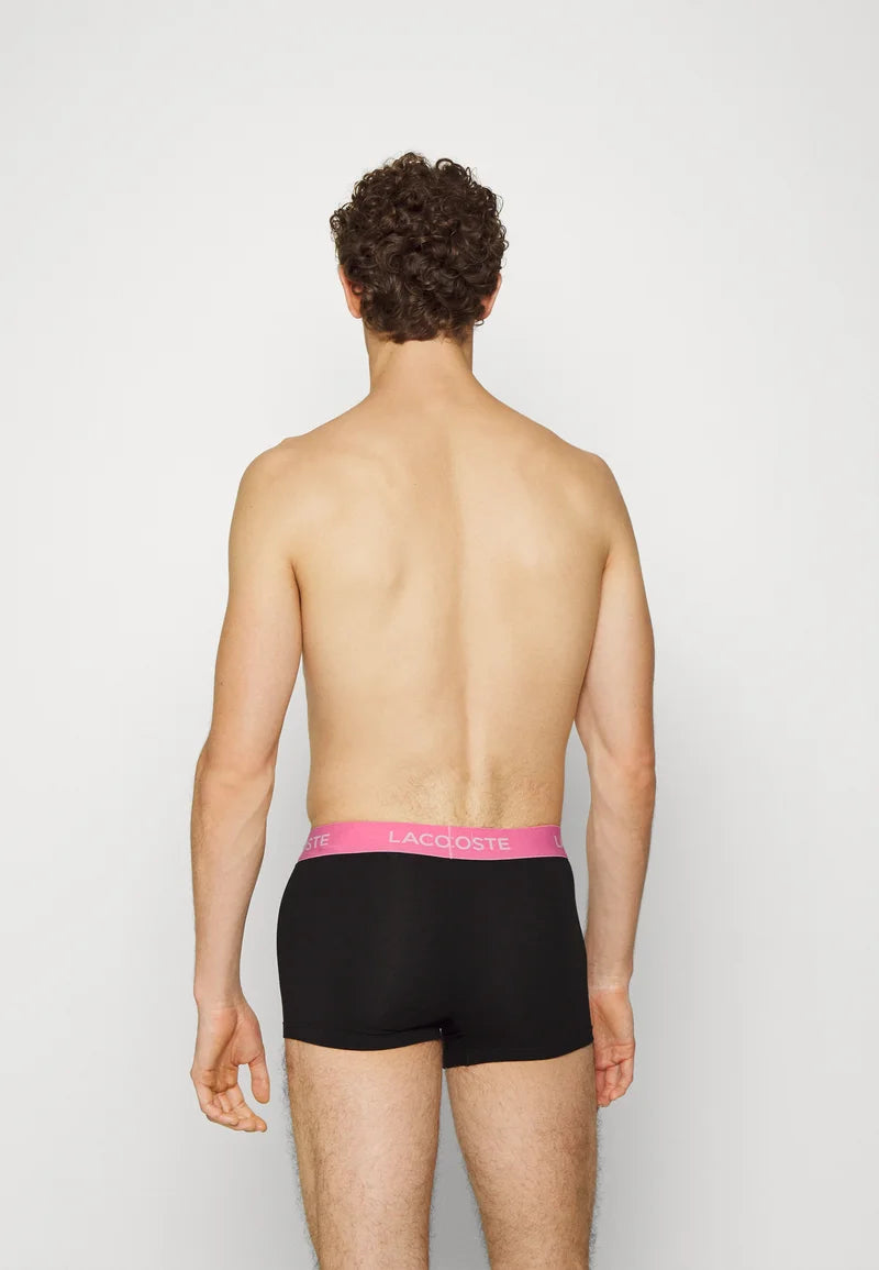 Lacoste Lot de 5 boxers stretch – Noir, Ledge, Reseda, Pastil