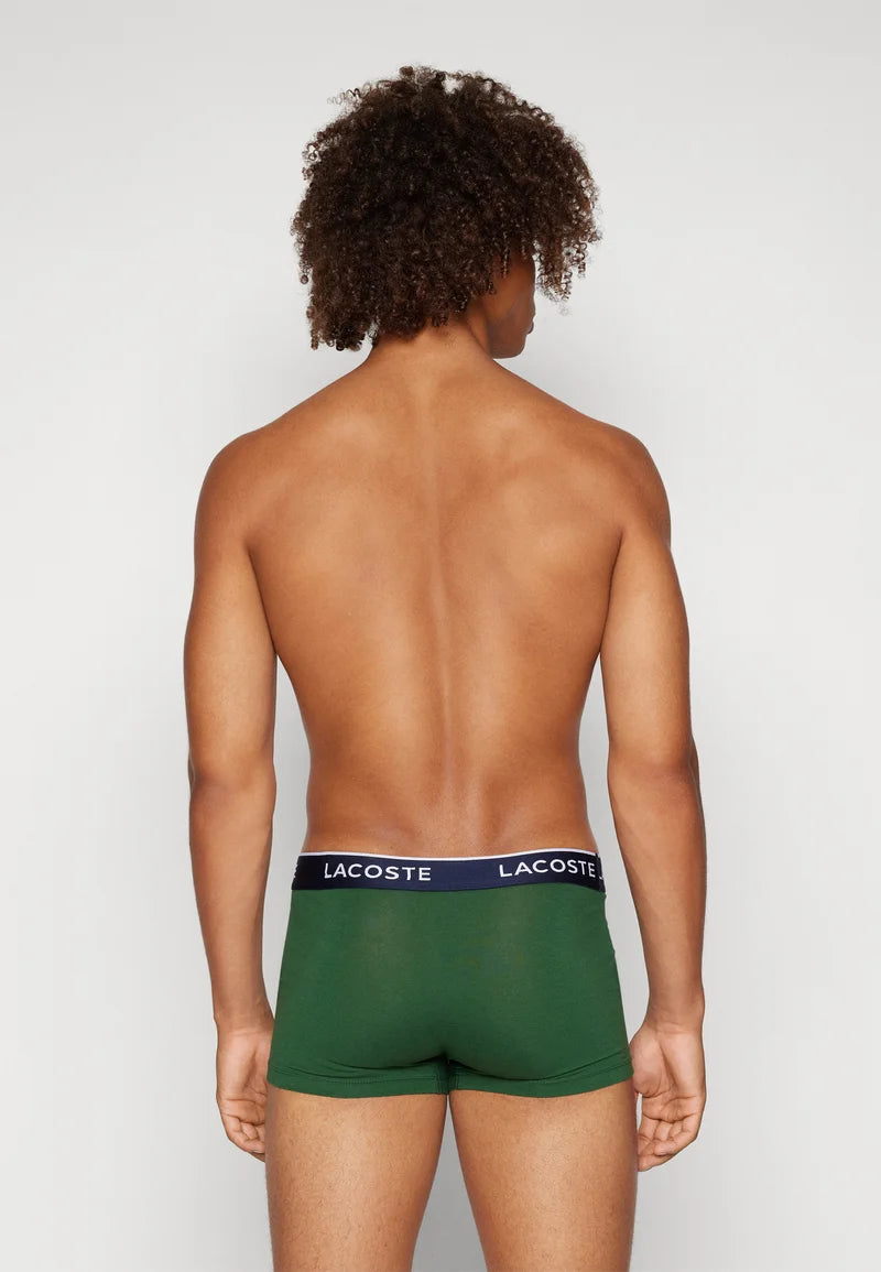 Lacoste Sport Stretch Trunks 2 Pack – Navy Blue, Green