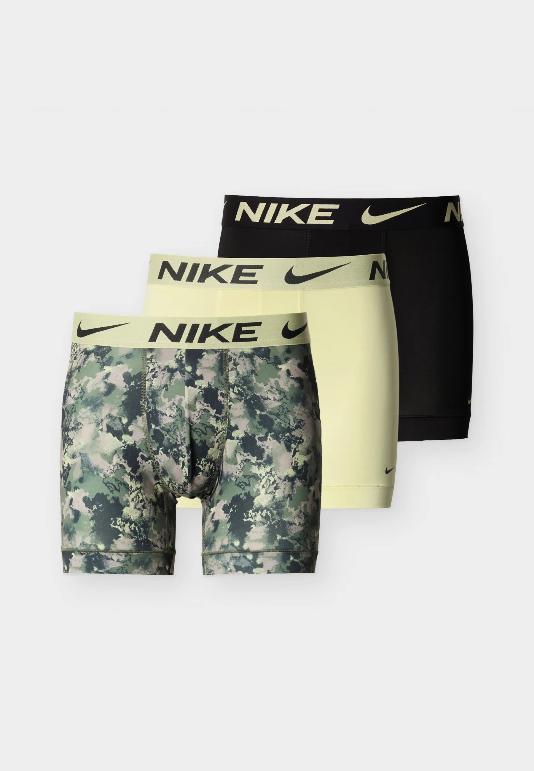 Nike Sous-vêtements Lot de 3 boxers – Noir, Life Lime, Multicolore