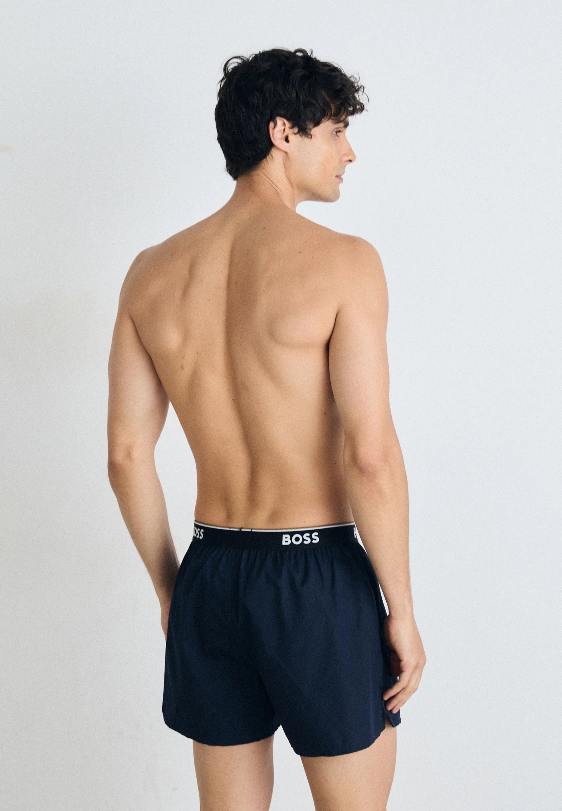 Boxerky BOSS 2 Pack – khaki, tmavě modré