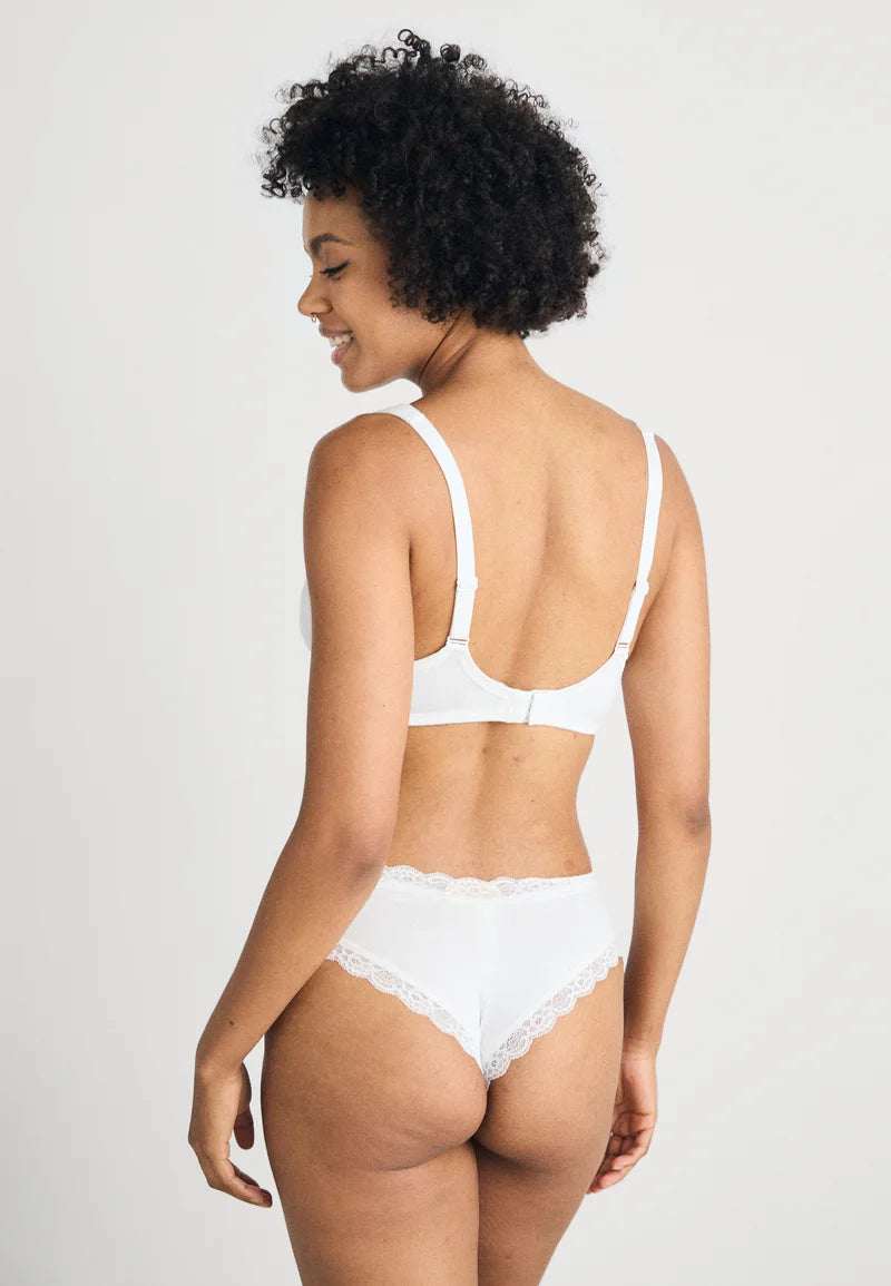 LASCANA Petite Fleur Minimizer Underwire Bra 2 Pack – Green, White