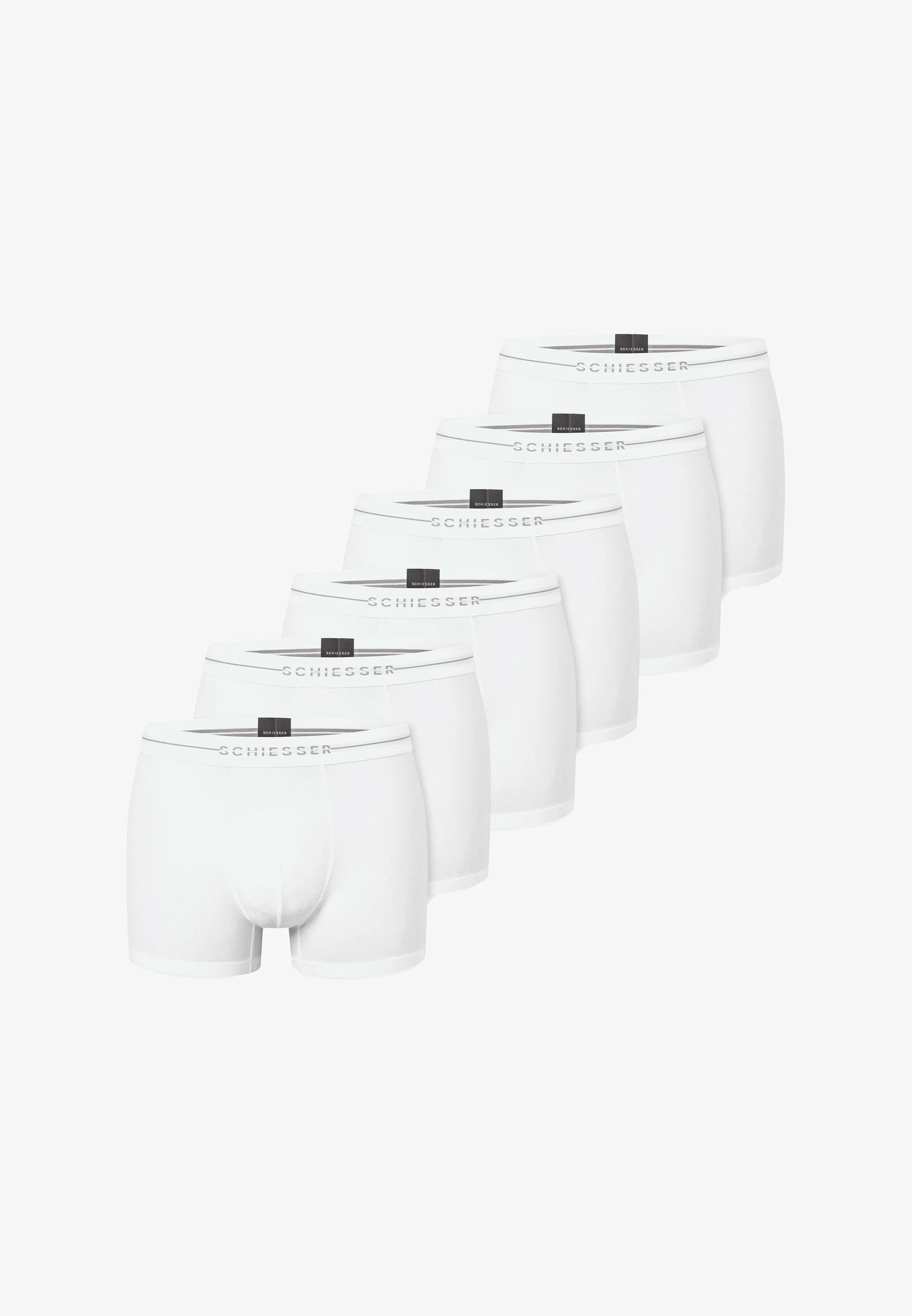 Schiesser Flex Trunks 6 Pack – White