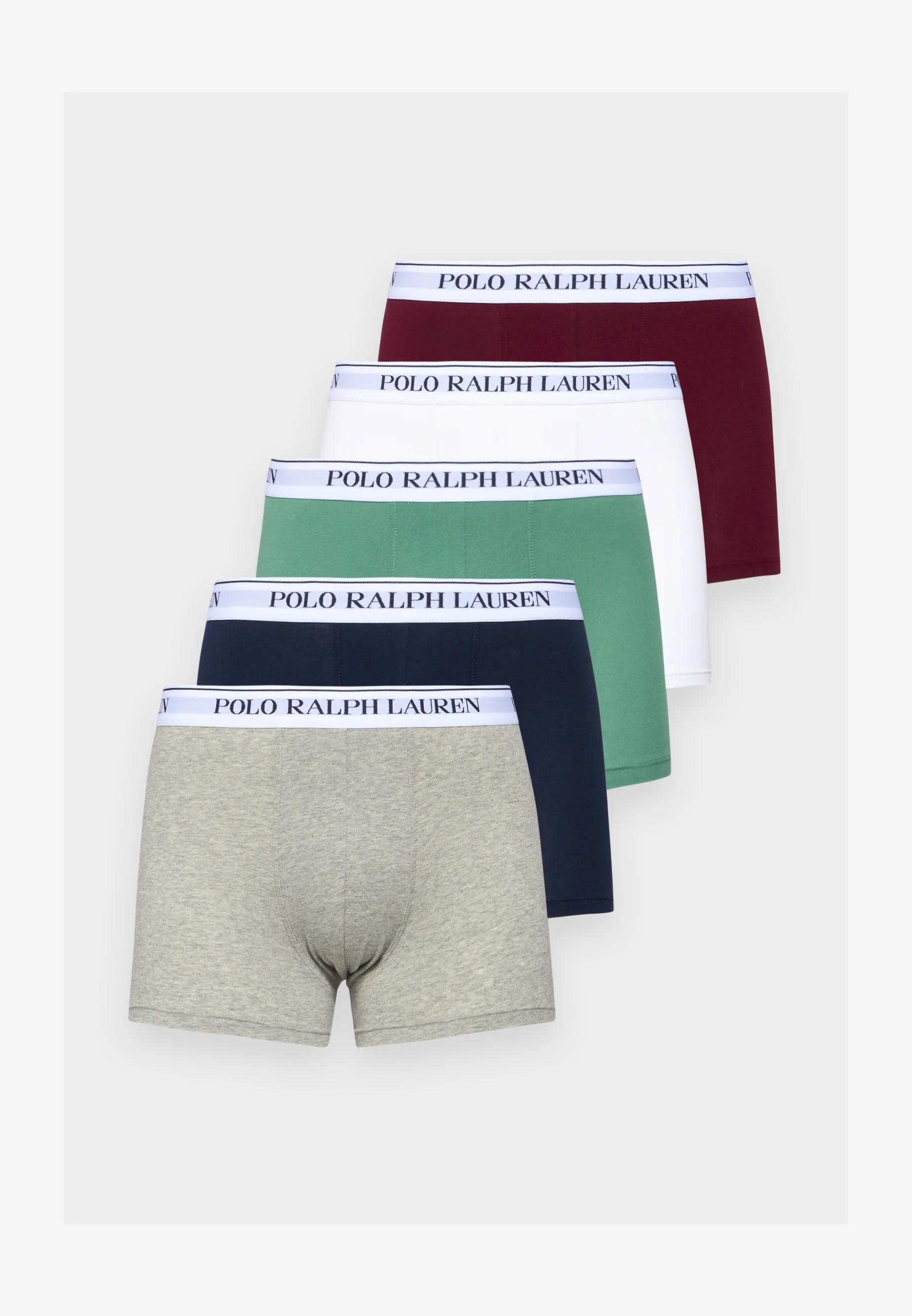 Bavlněné Stretch Trunks Polo Ralph Lauren – 5 balení – tmavě modré, šedé, vícebarevné