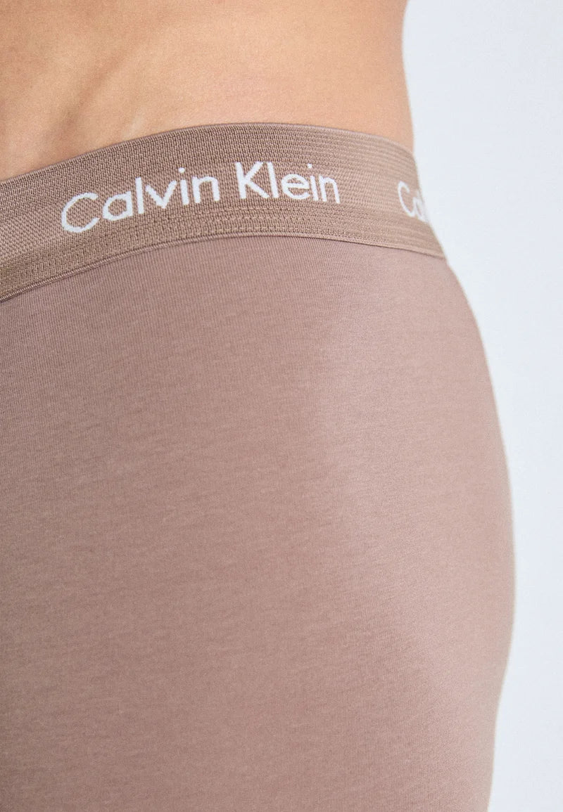 Calvin Klein Cotton Stretch Trunks – 3 Pack – Royal Iris, Authentic Grey, Dusty