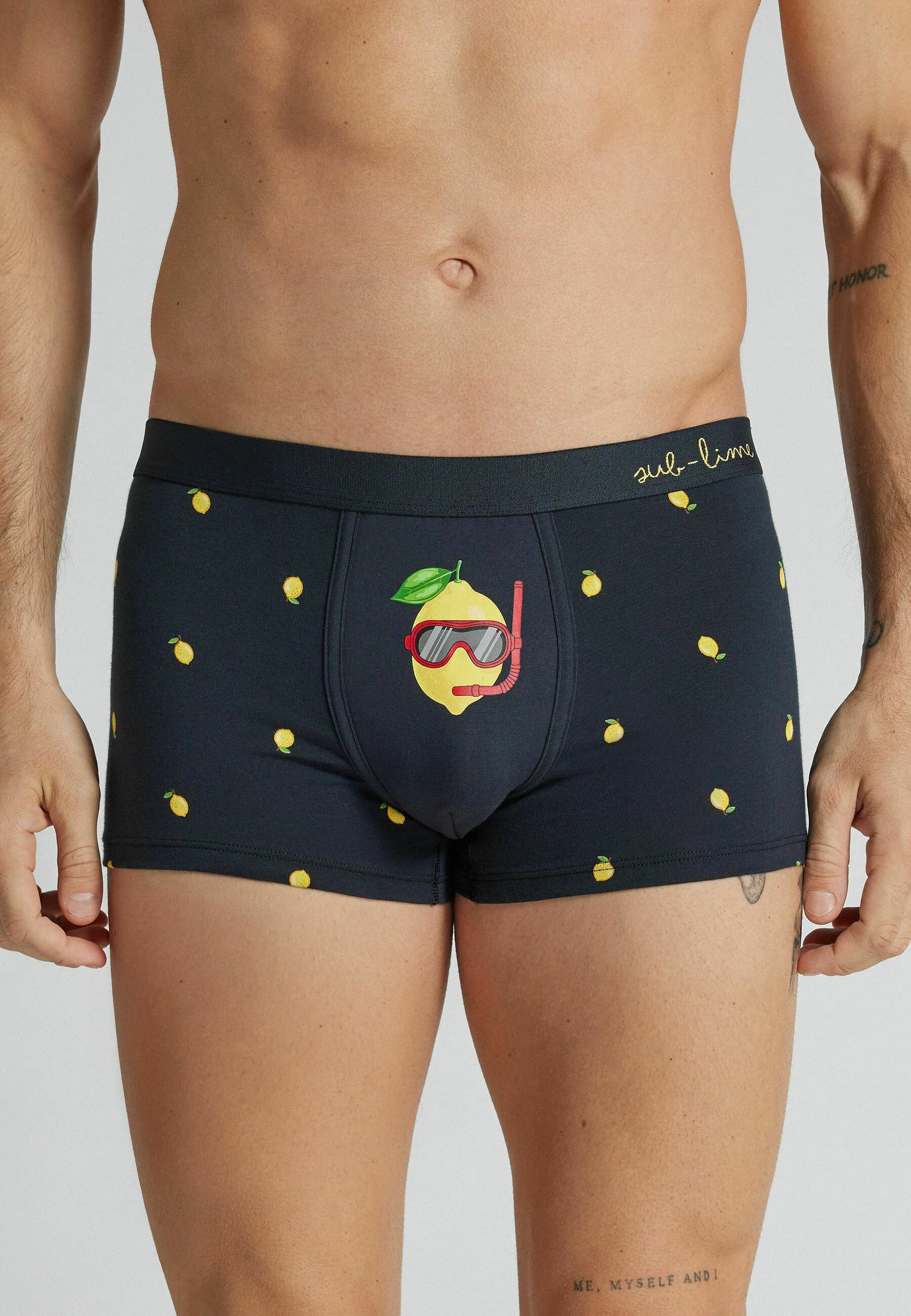 UIMAN Intimissimi Uomo Boxer Essential en Coton Stretch – Bleu