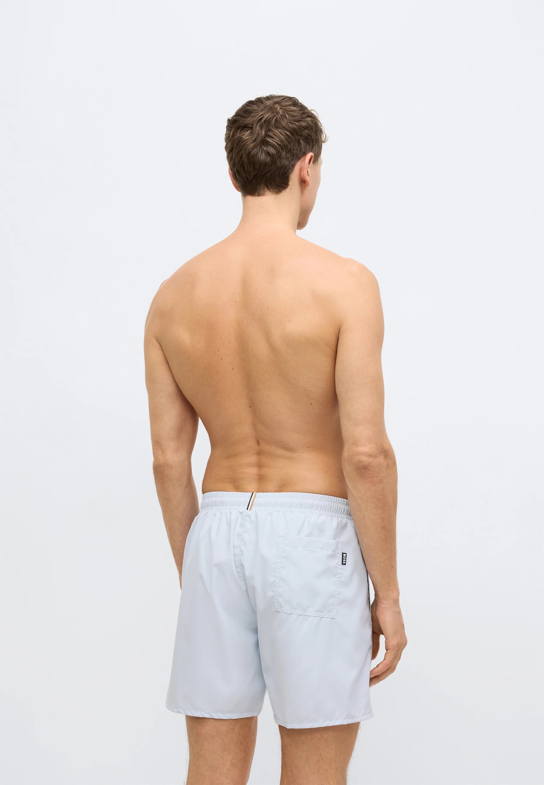 BOSS Swordfish Badeshorts – Hell, Pastellviolett