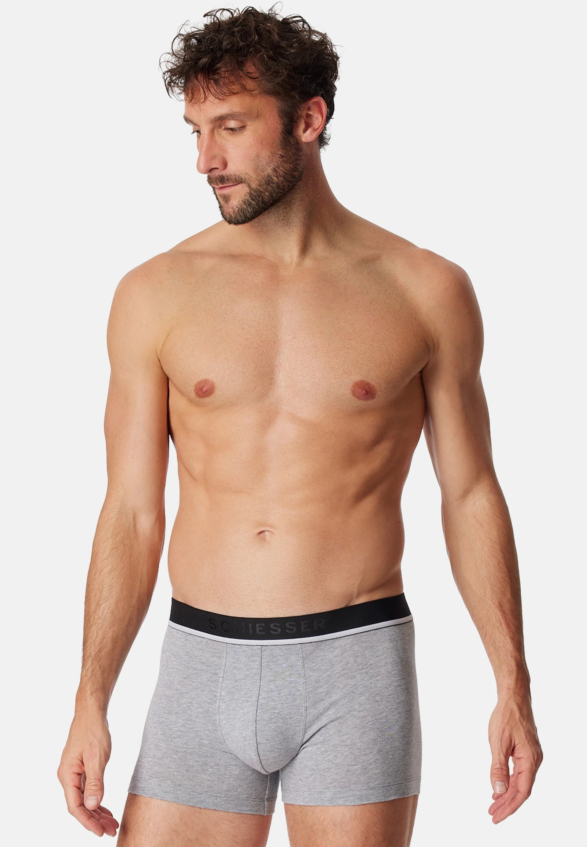 Schiesser 95 5 bauli in cotone da 9 pezzi – Nero, Grigio
