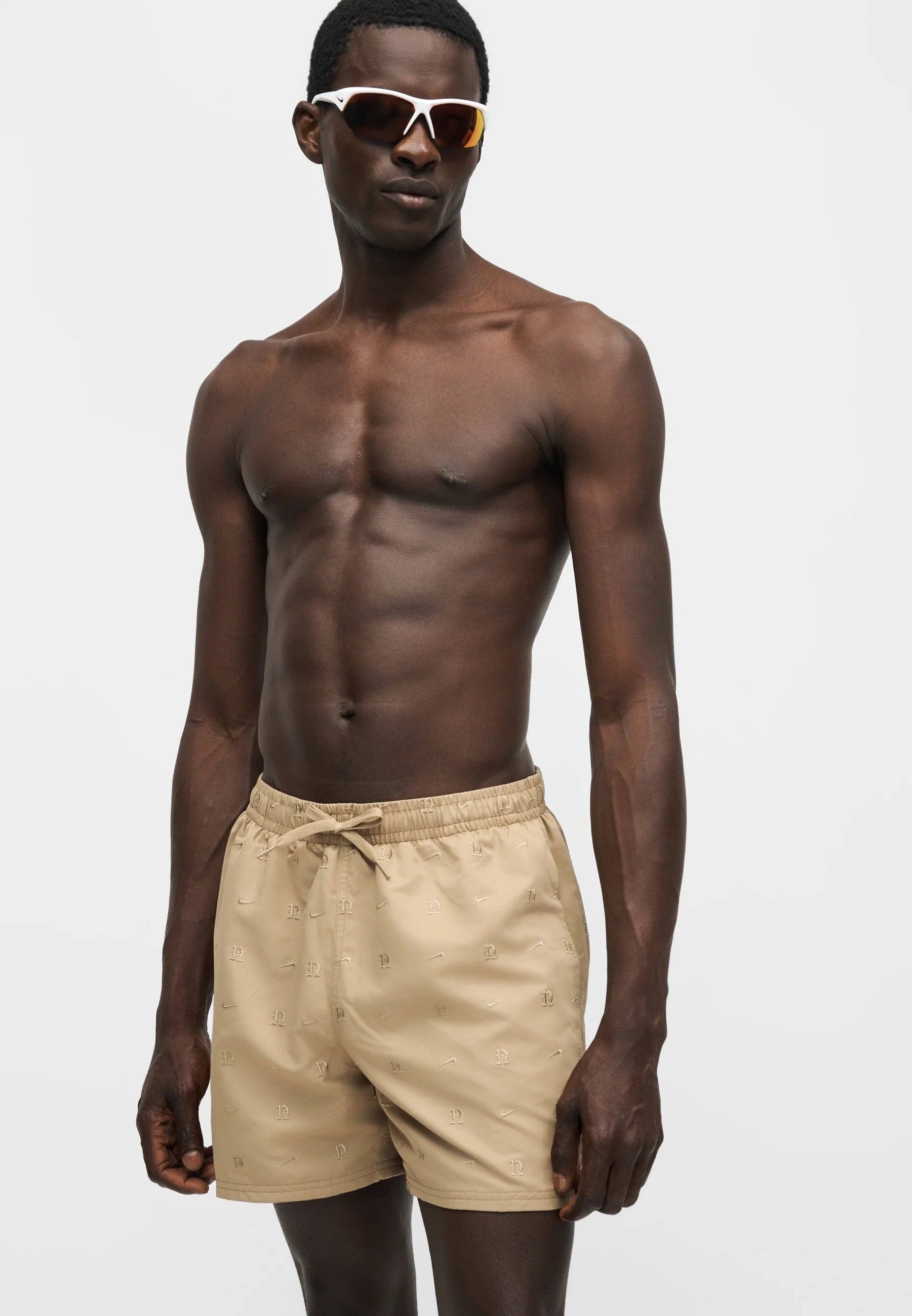 Short de bain Nike Swim Breaker Lux Letter Volley – Beige Parachute