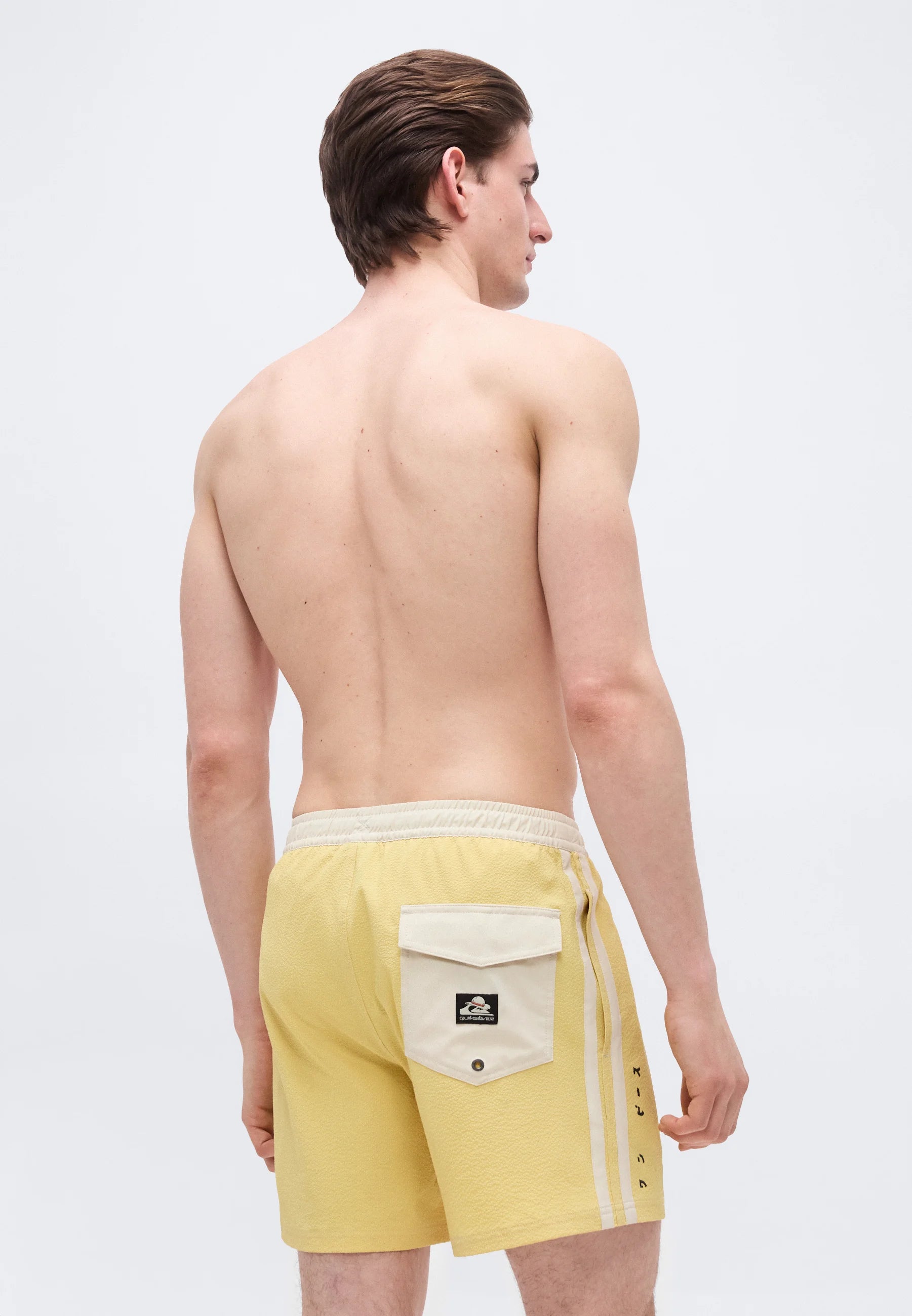 Short de bain Quiksilver OPQS Solid Volley – Pampas