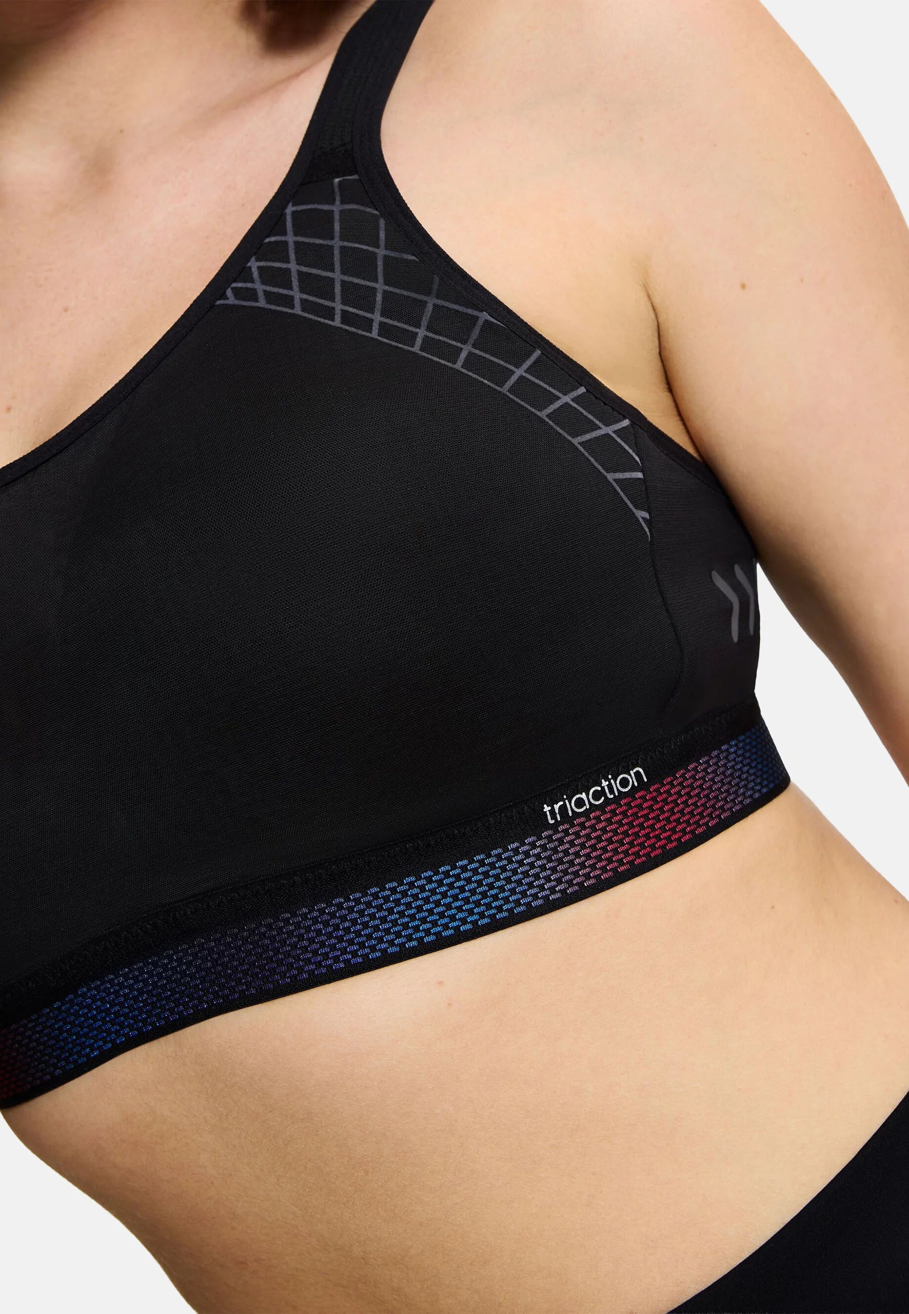 Triumph Action Cardio Flow Bustier im 2er-Pack – Schwarz