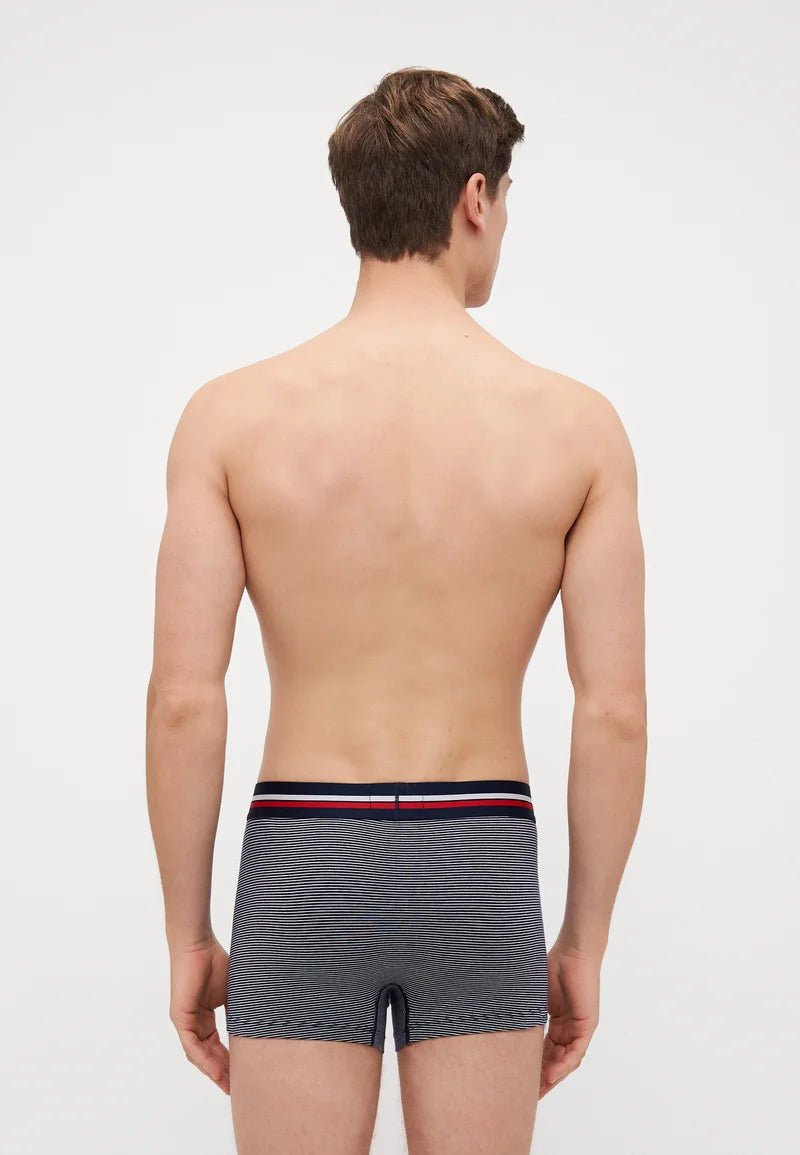 Lacoste Classic Stretch Trunks 3 Pack – Navy Blue, White