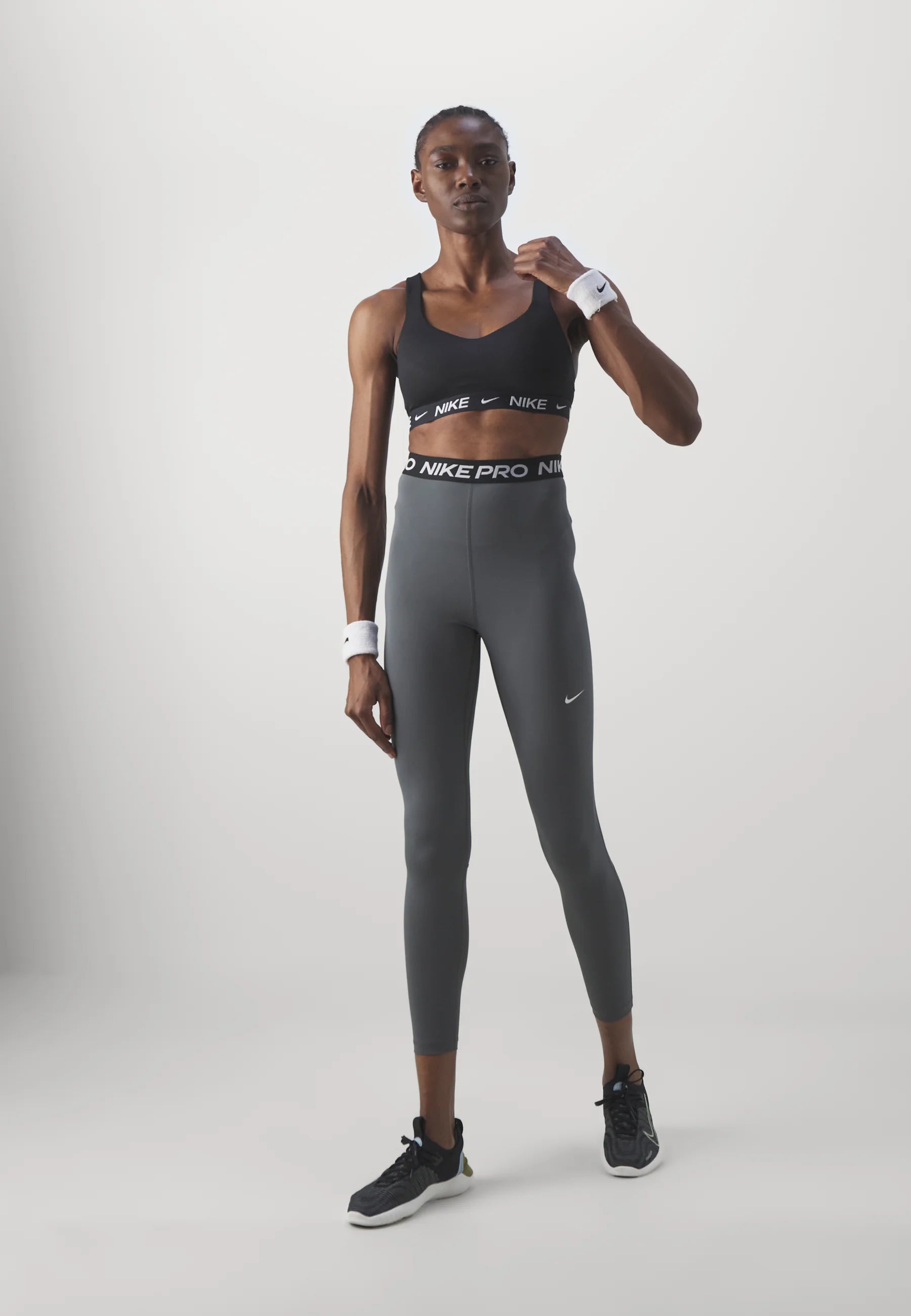 Nike Indy Medium Support Sports Bra – Black, White