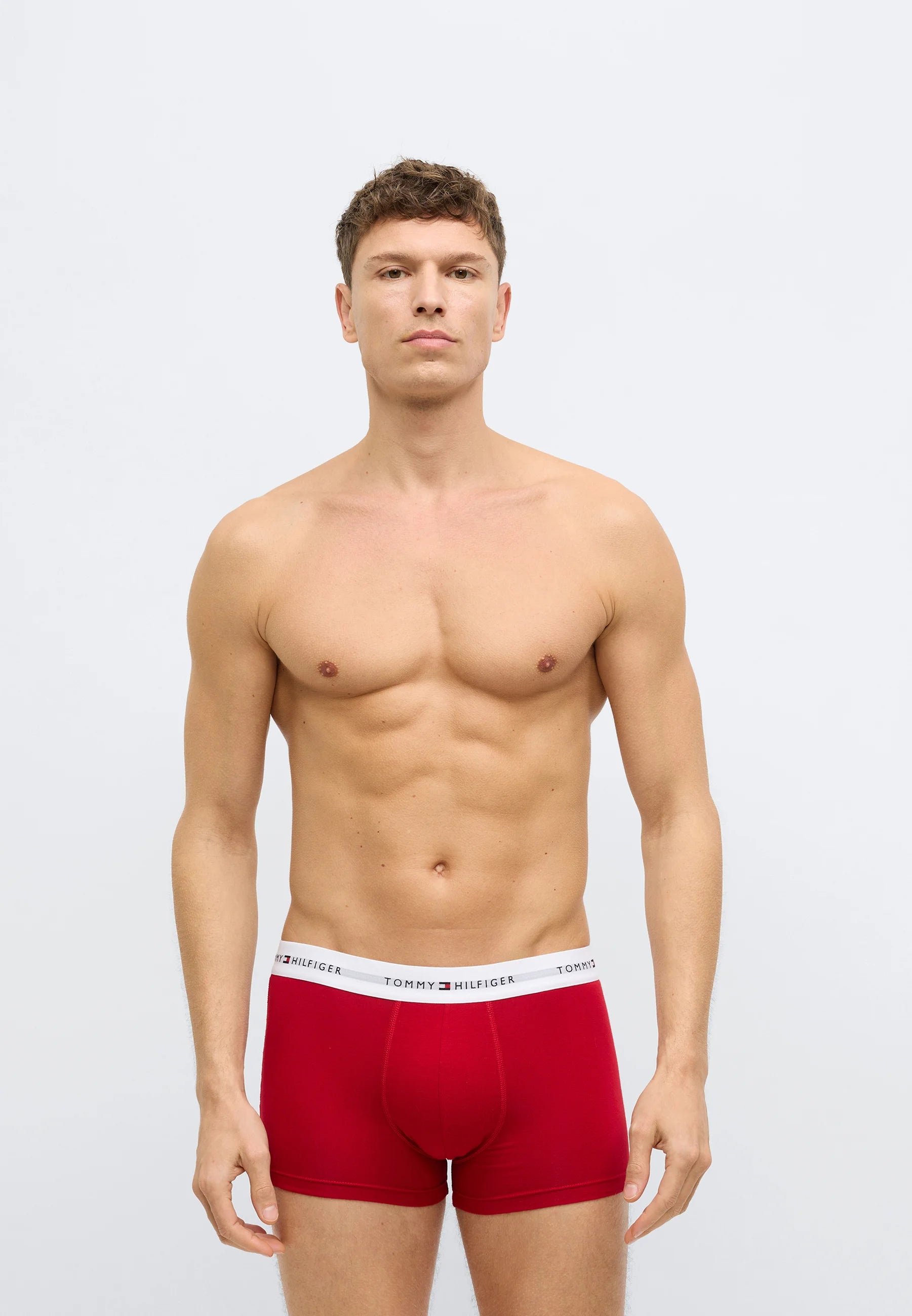 Tommy Hilfiger Signature Trunk Print 3 Pack – Blue, Red
