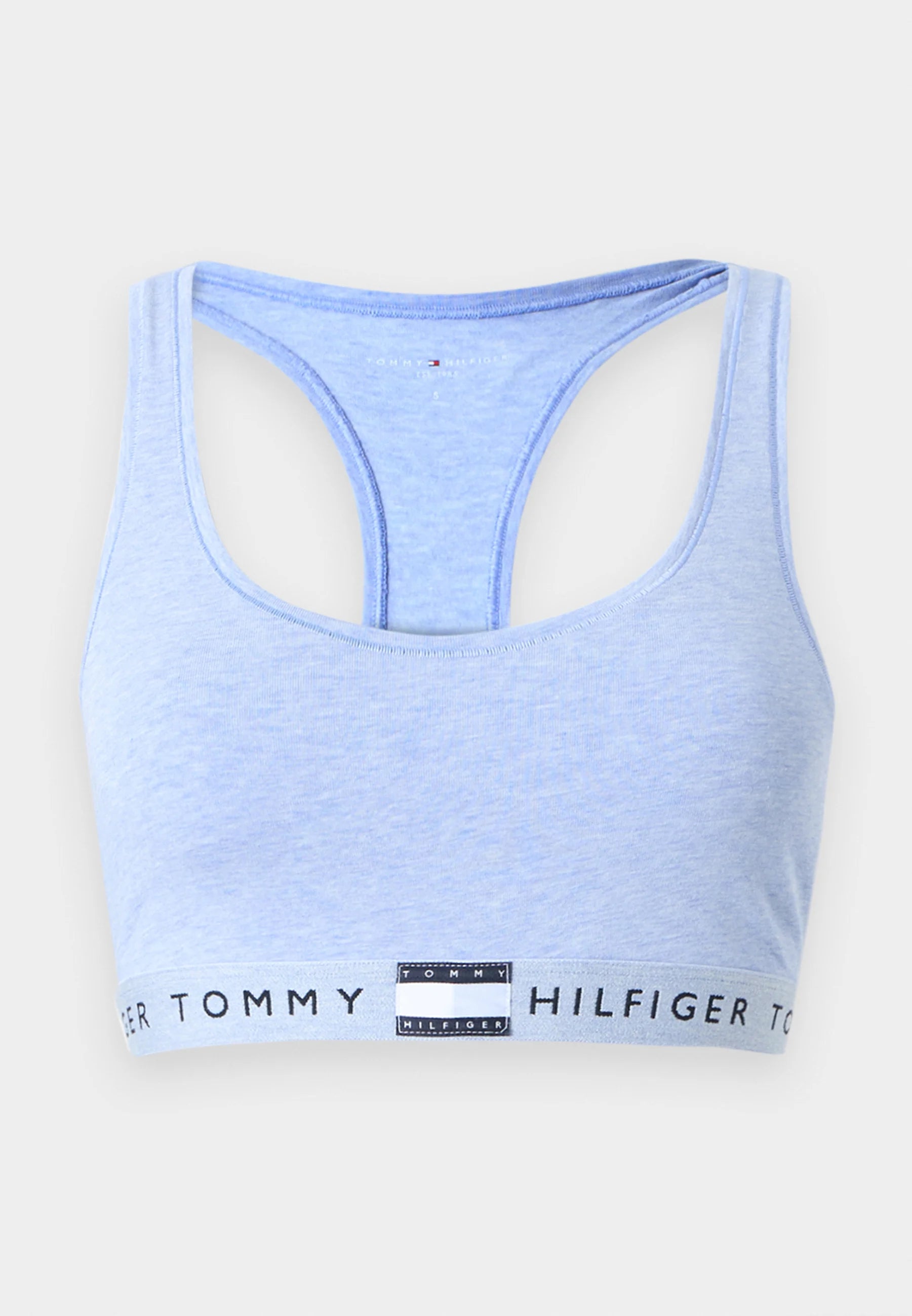 Miękki biustonosz bez pleców Tommy Hilfiger Heritage – liliowy wrzos