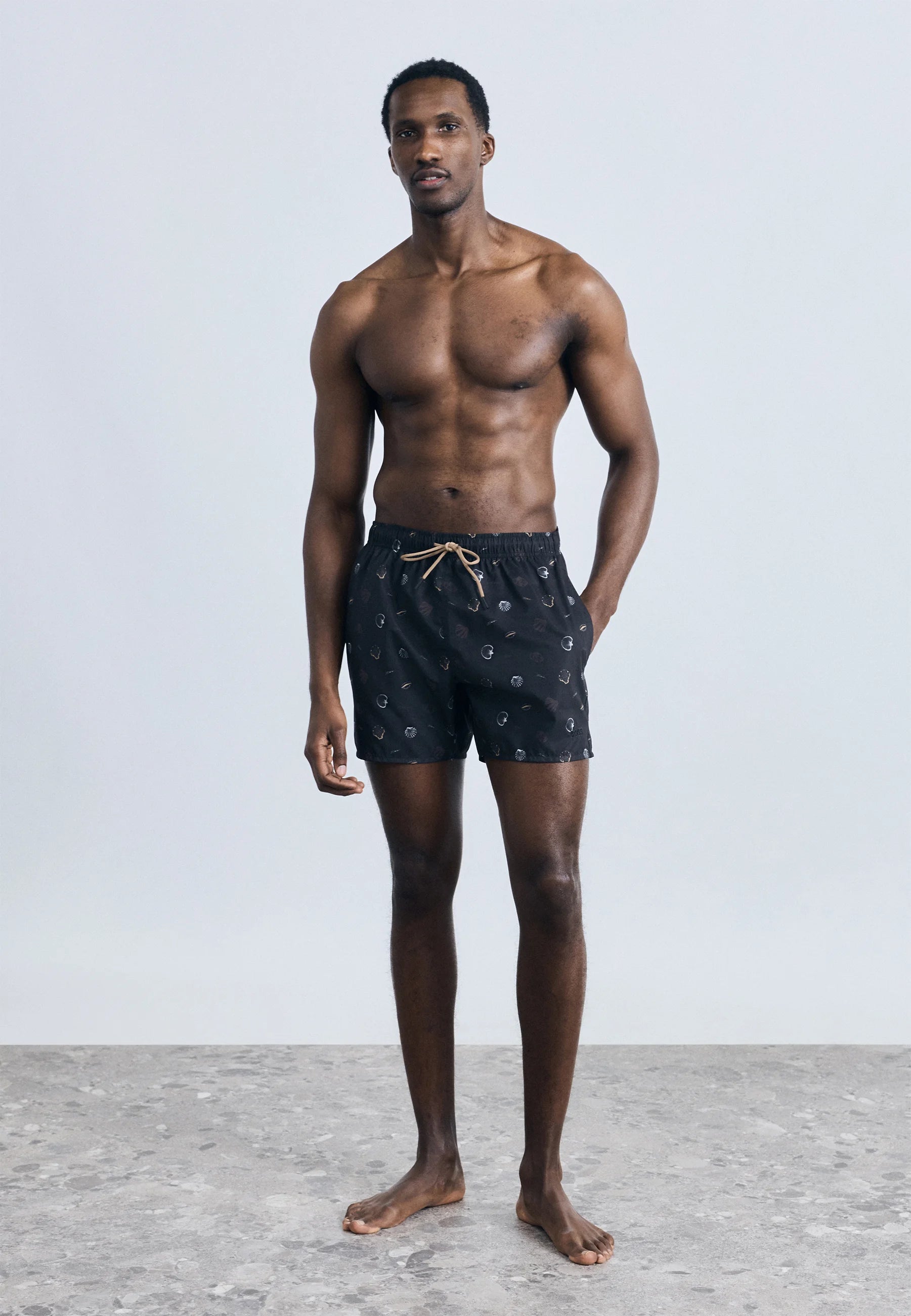 BOSS Sunfish Badeshorts – Schwarz