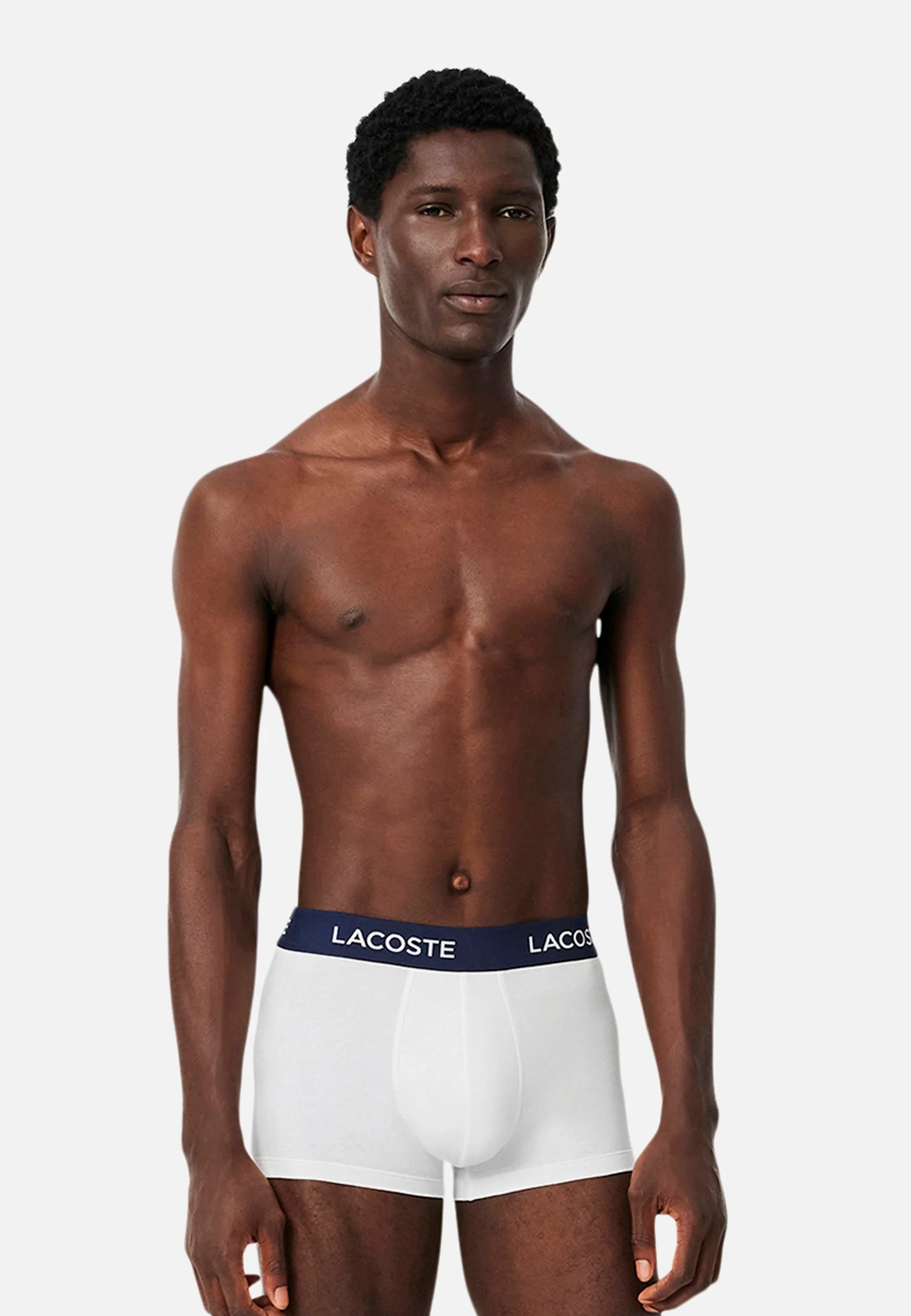 Lacoste 5er-Pack klassische Stretch-Unterhosen – Weiß