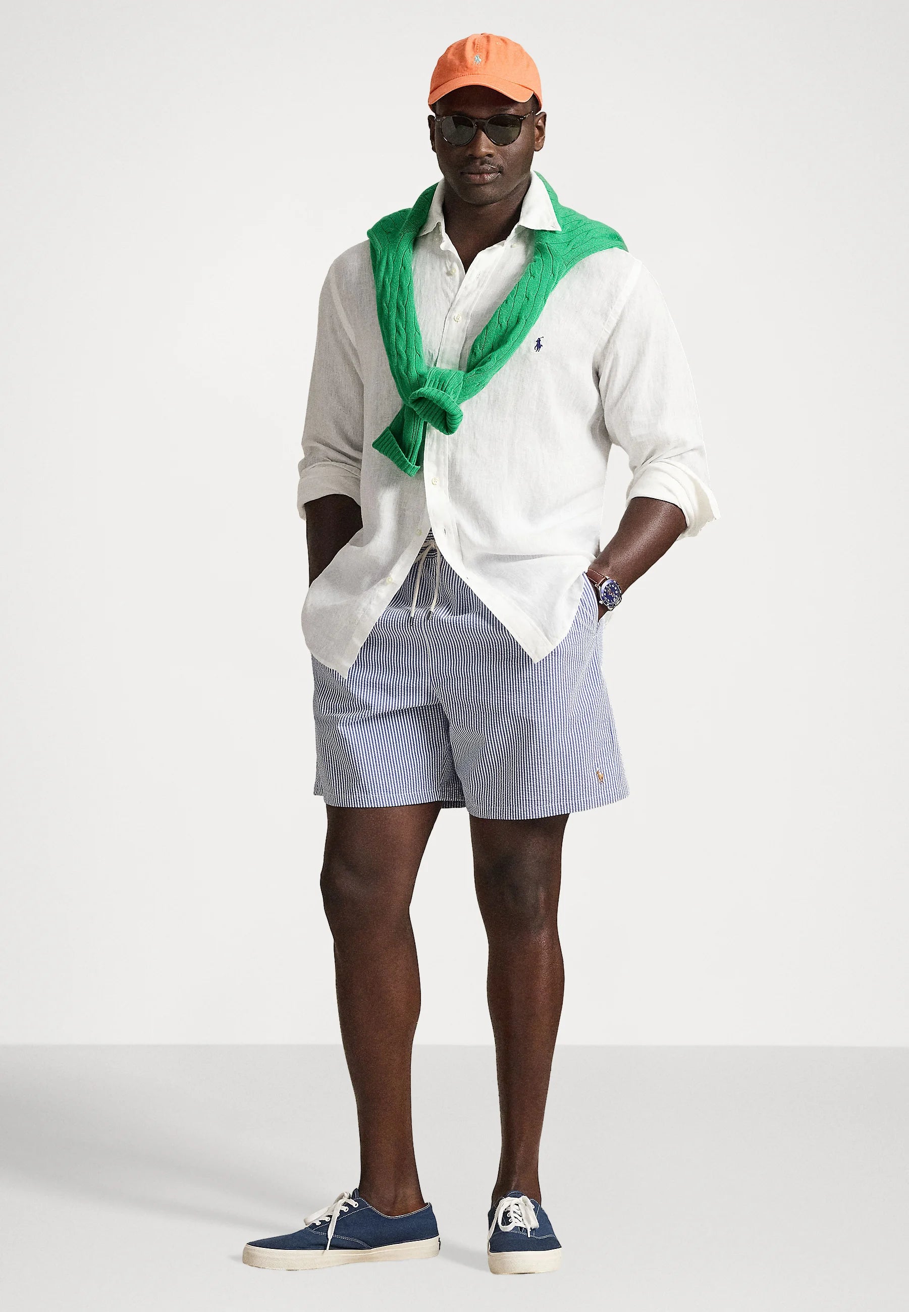 Spodenki kąpielowe Polo Ralph Lauren Big & Tall Cruise Royal Traveler – niebieskie