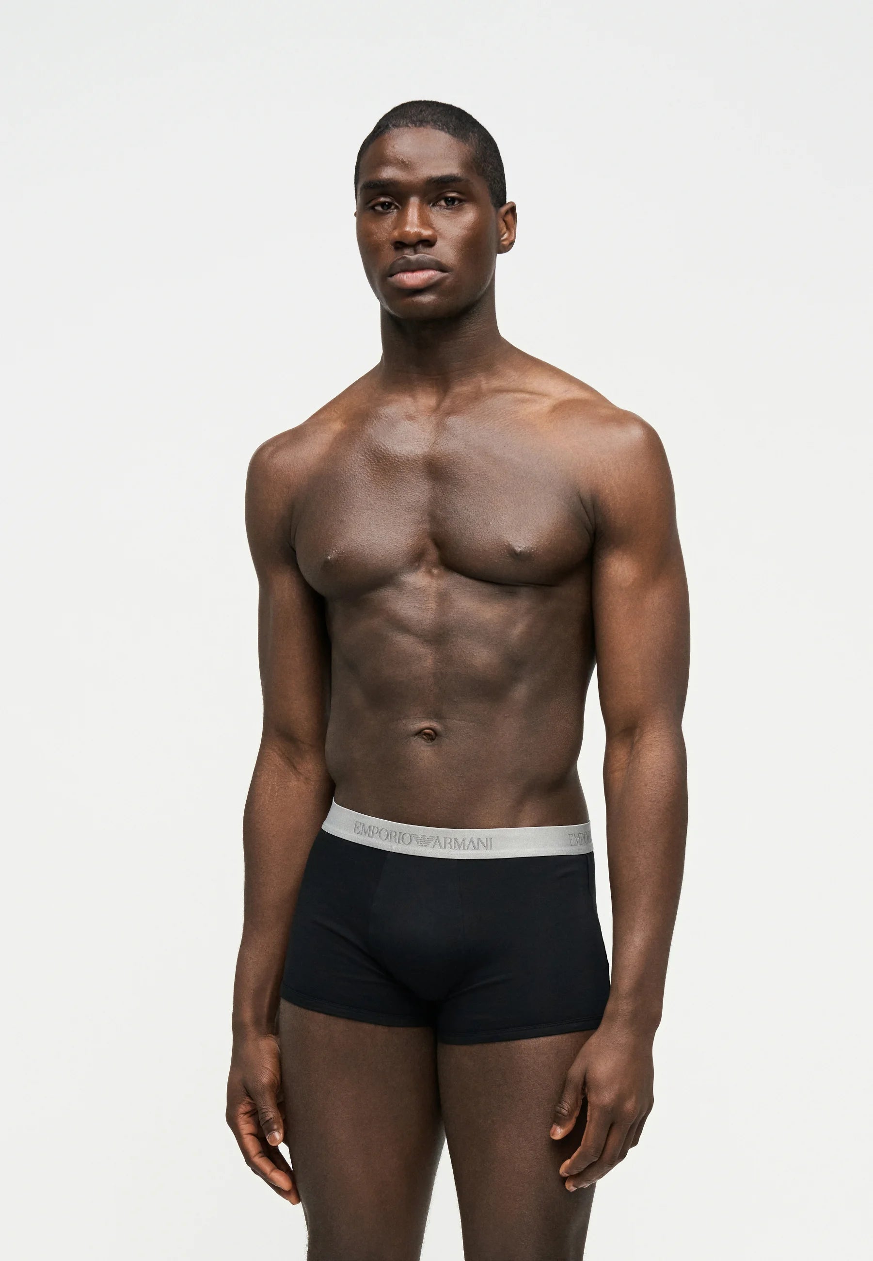 Lot de 3 boxers Emporio Armani PURE – Noir, Gris