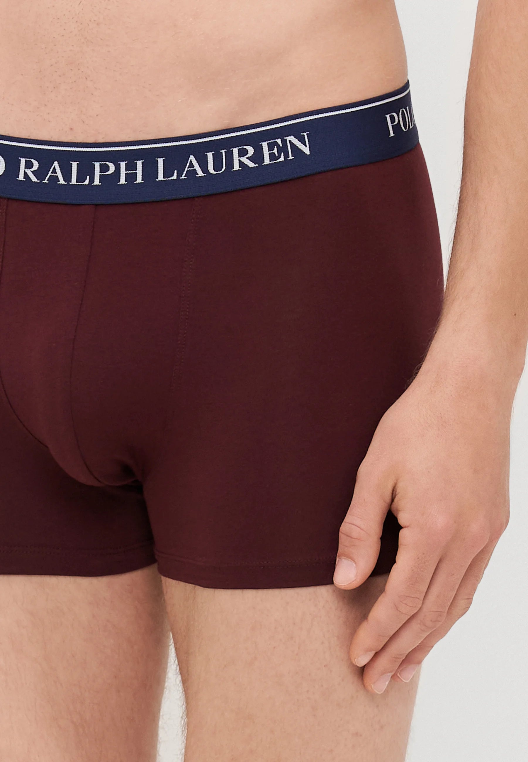 Polo Ralph Lauren Cotton Stretch Trunks – 5 Pack – Navy, Grey, Green, Wine, White