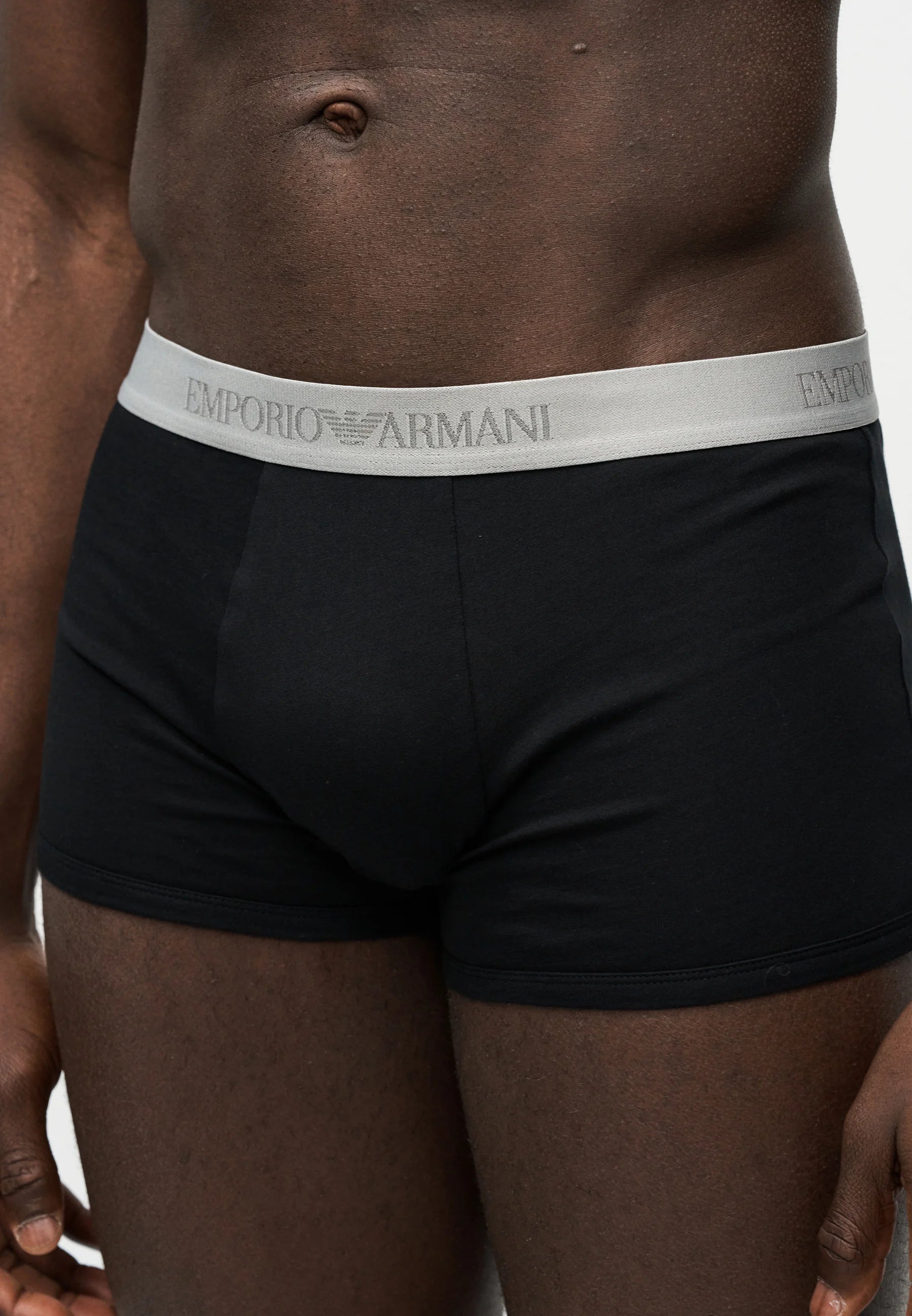 Lot de 3 boxers Emporio Armani PURE – Noir, Gris